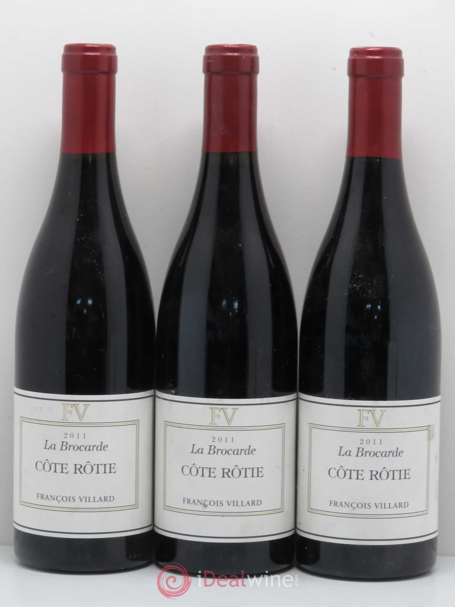 Côte-Rôtie La Brocarde François Villard 2011 - Lot de 3 bouteilles - 0