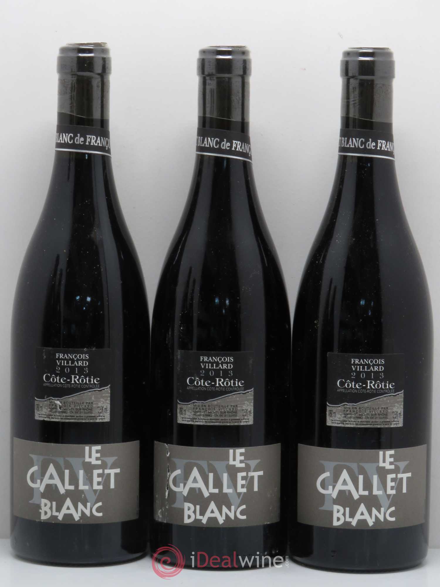 Côte-Rôtie Le Gallet Blanc François Villard 2013 - Lot de 5 bouteilles - 1