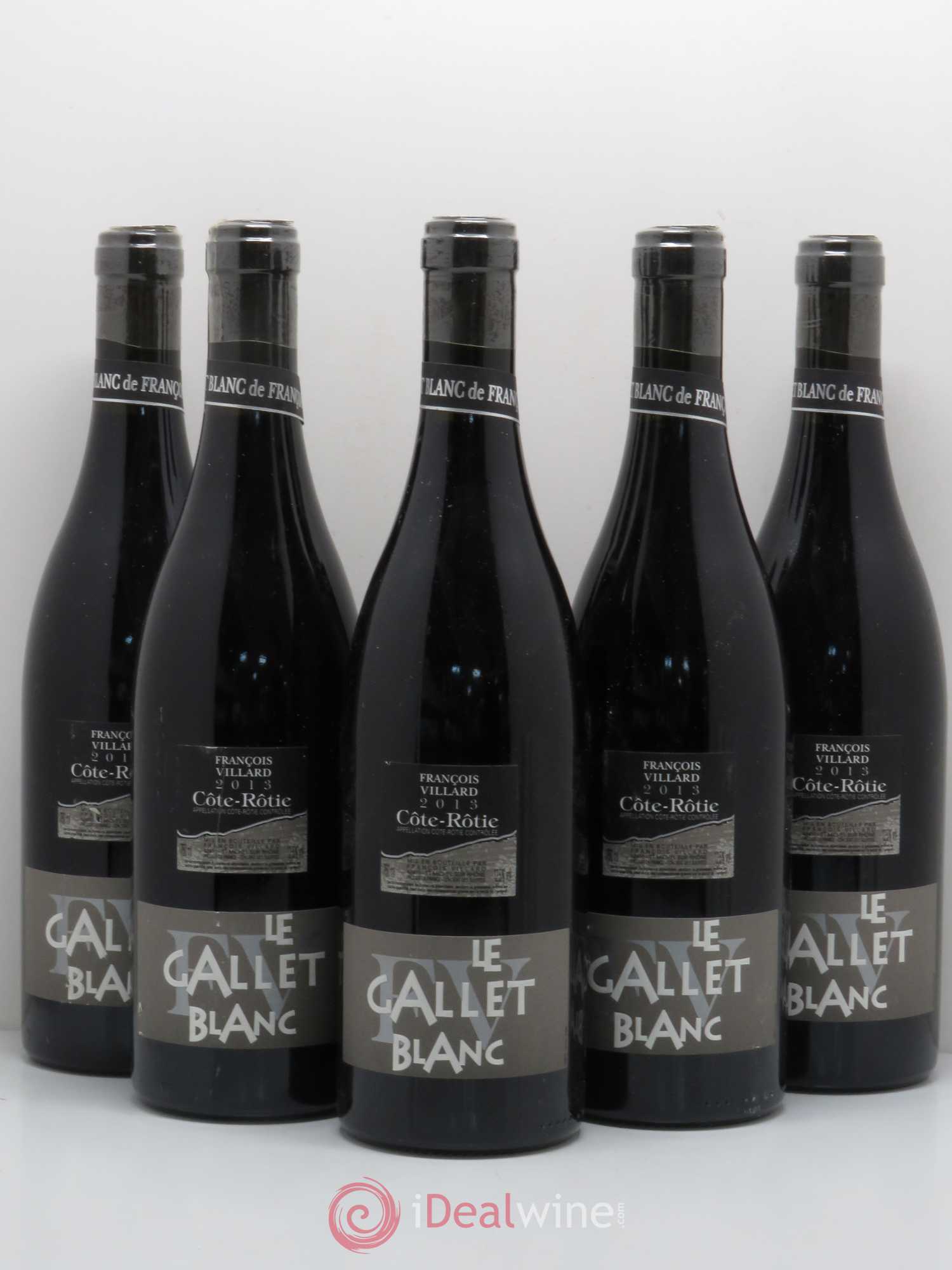 Côte-Rôtie Le Gallet Blanc François Villard 2013 - Lot de 5 bouteilles - 0