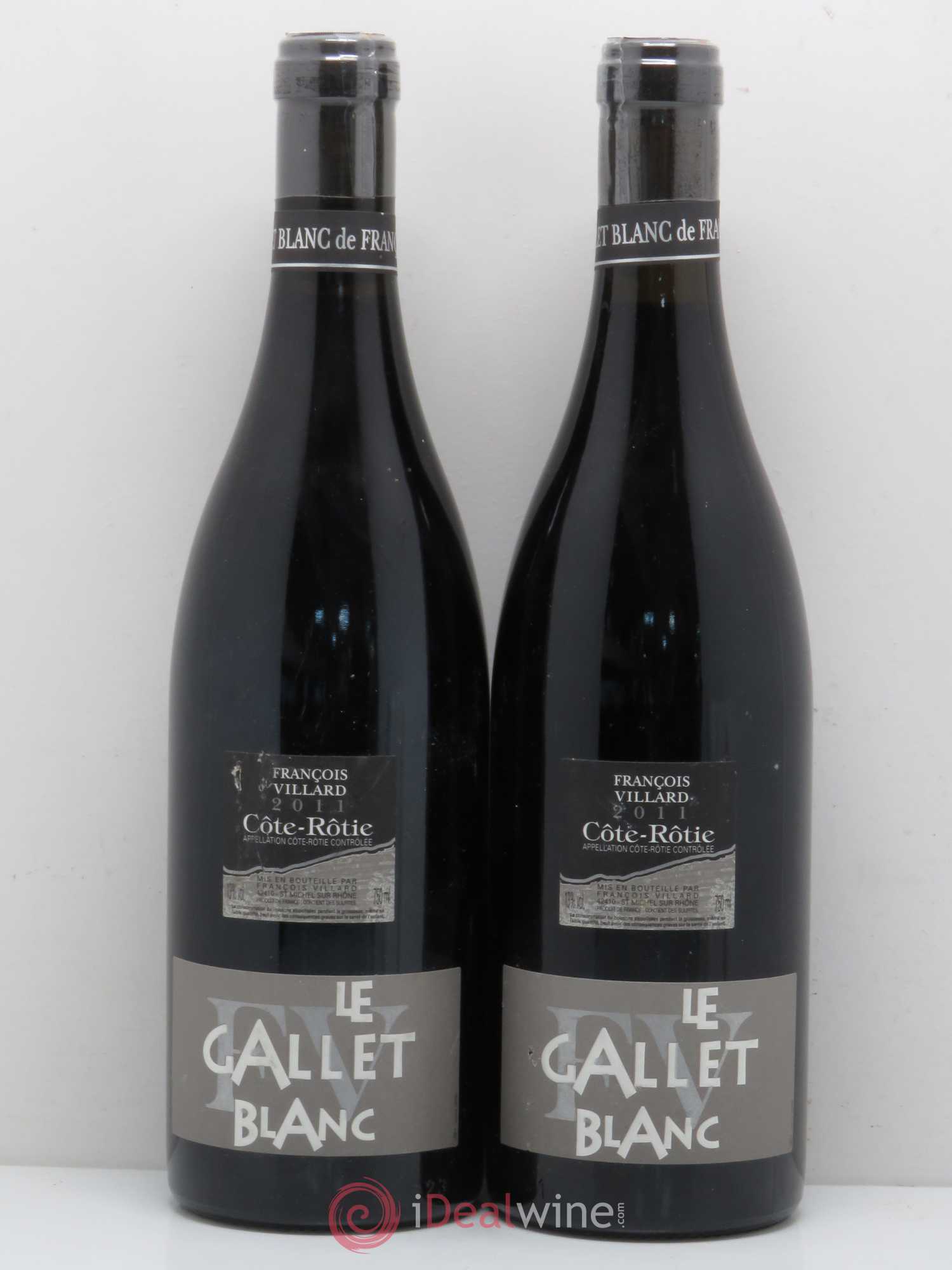 Côte-Rôtie Le Gallet Blanc François Villard 2011 - Lot de 5 bouteilles - 2