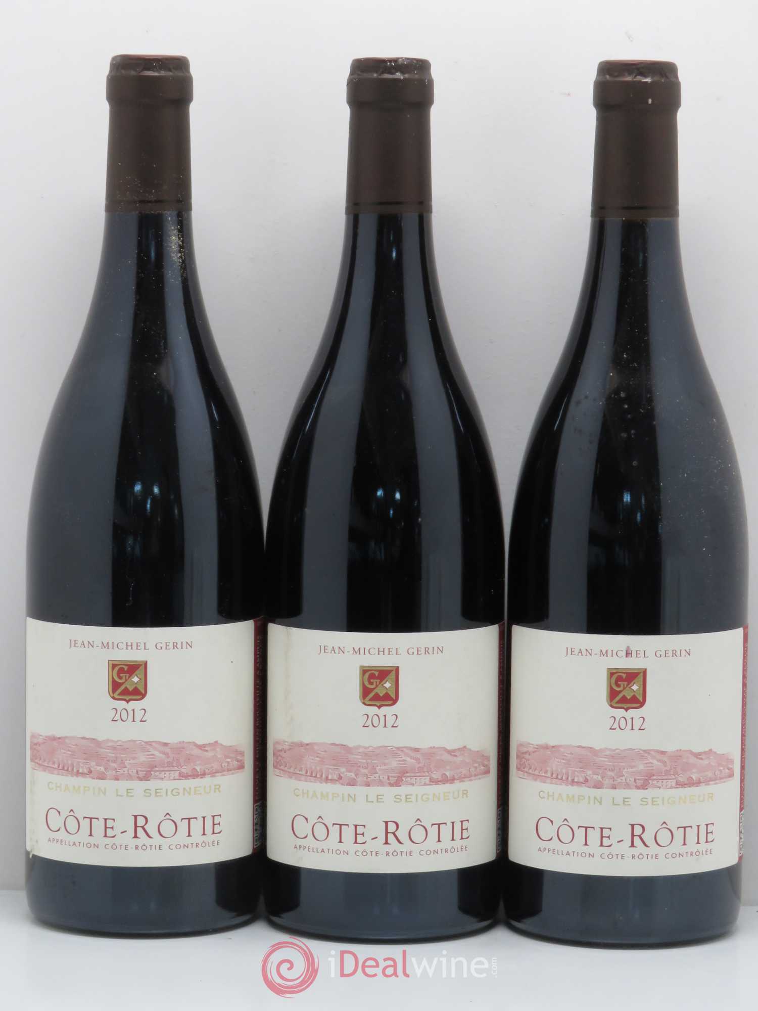 Côte-Rôtie Champin Le Seigneur Jean-Michel Gerin 2012 - Lot de 3 bouteilles - 0