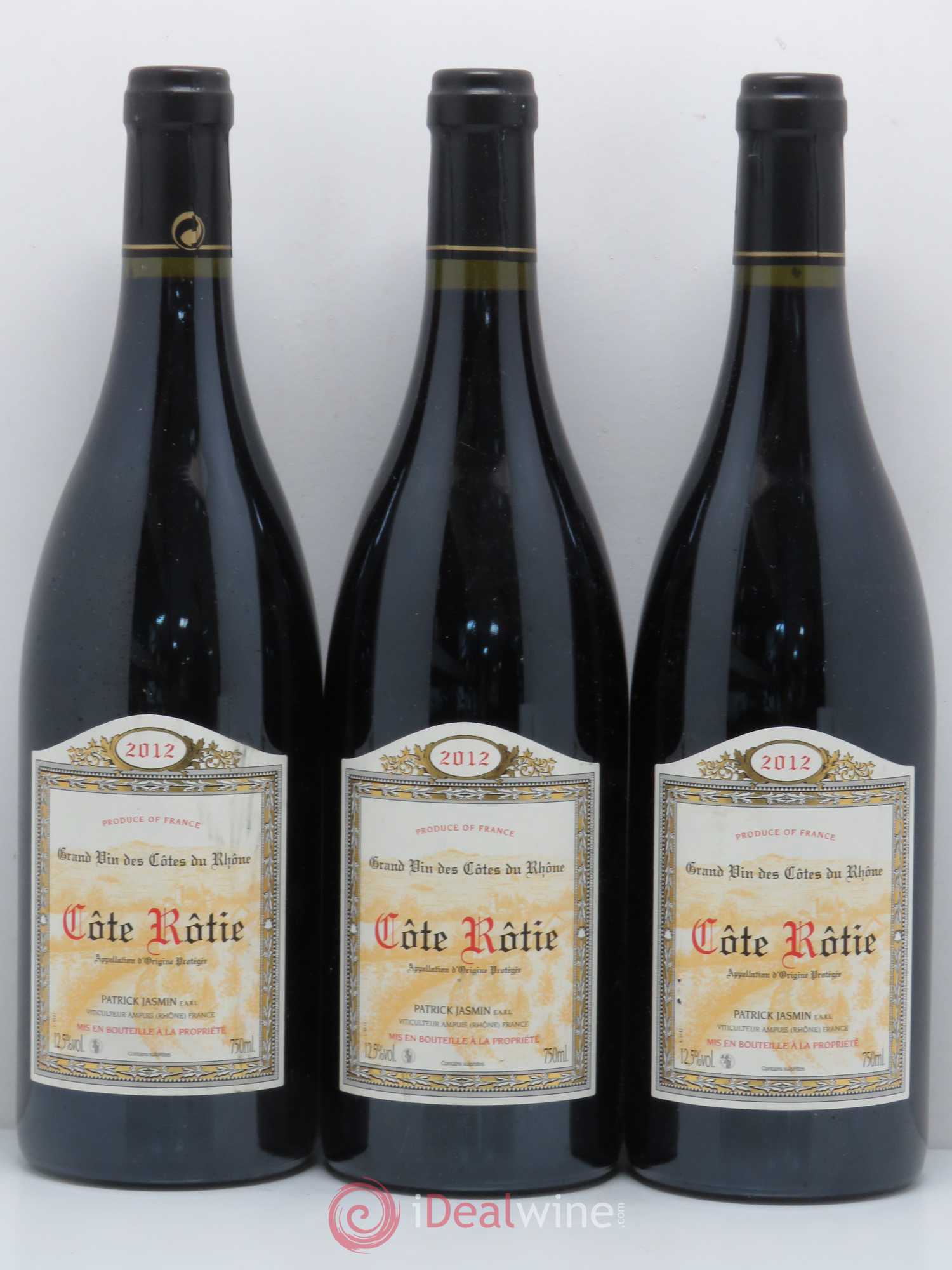 Côte-Rôtie Jasmin (Domaine) 2012 - Lot de 3 bouteilles - 0