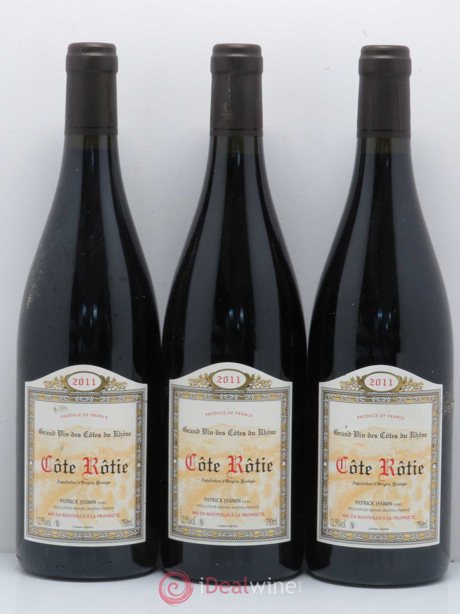 Côte-Rôtie Jasmin (Domaine) 2011 - Lot de 3 bouteilles - 0