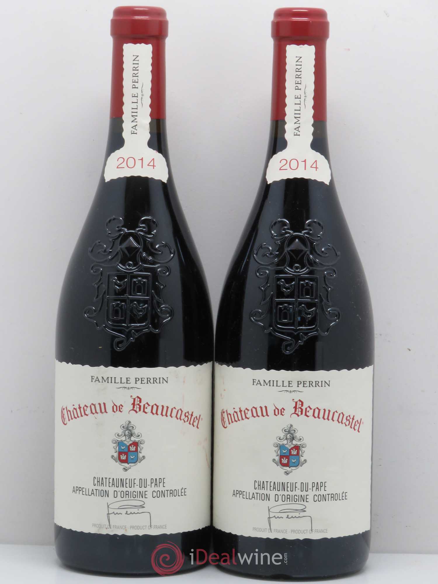 Châteauneuf-du-Pape Château de Beaucastel Famille Perrin 2014 - Lot de 2 bouteilles - 0
