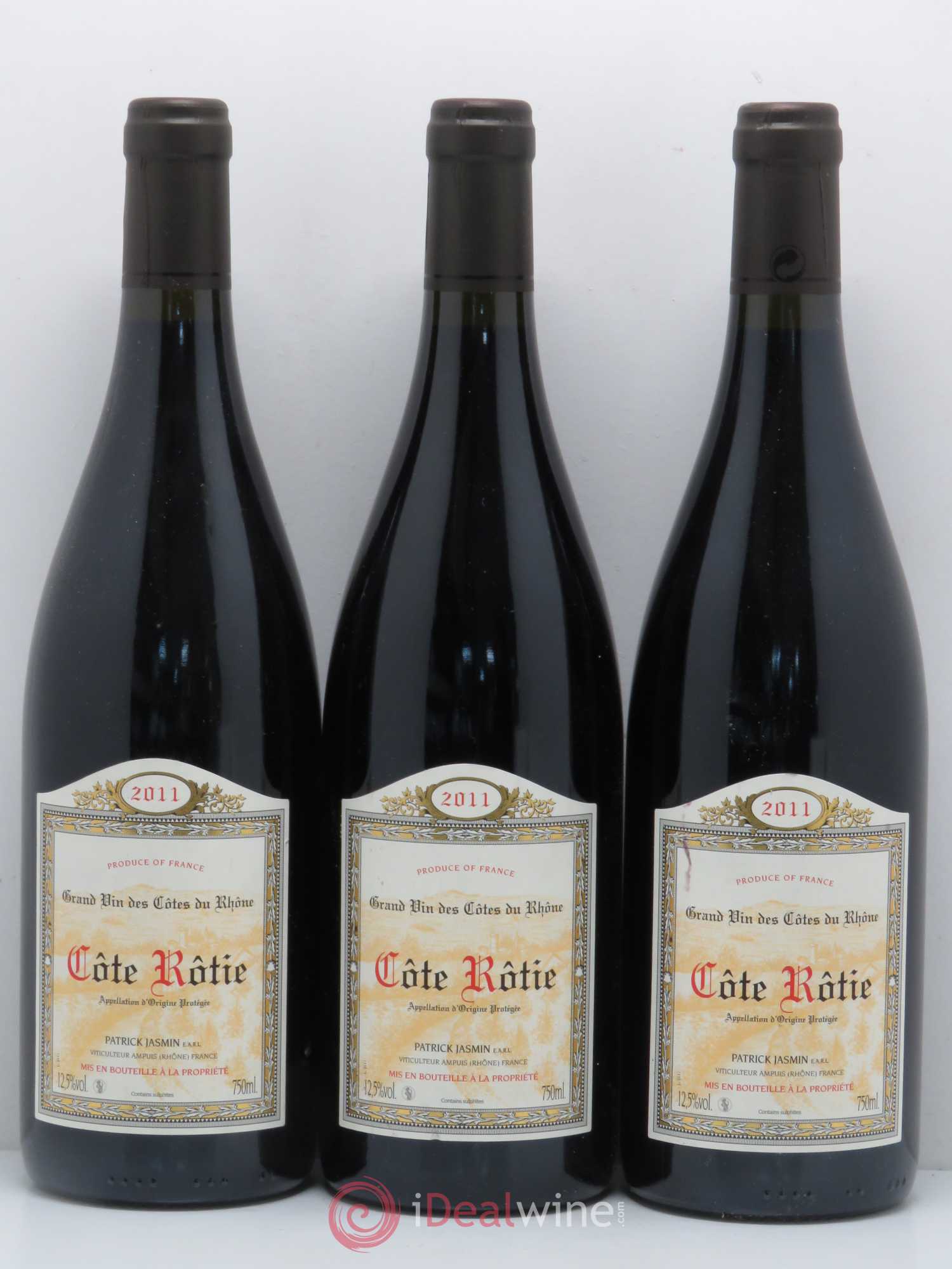 Côte-Rôtie Jasmin (Domaine) 2011 - Lot de 3 bouteilles - 0