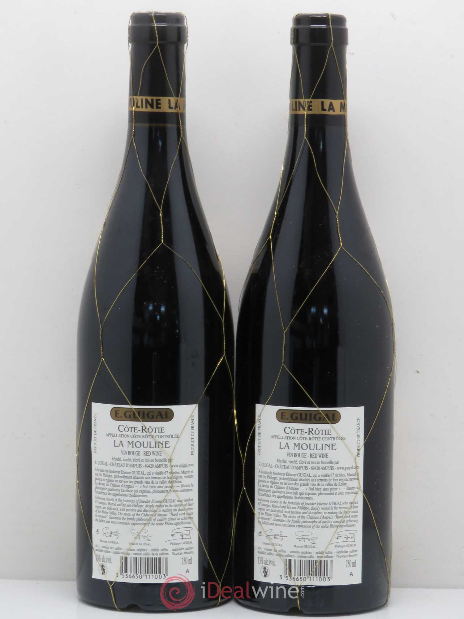 Côte-Rôtie La Mouline Guigal 2009 - Lot de 2 bouteilles - 1