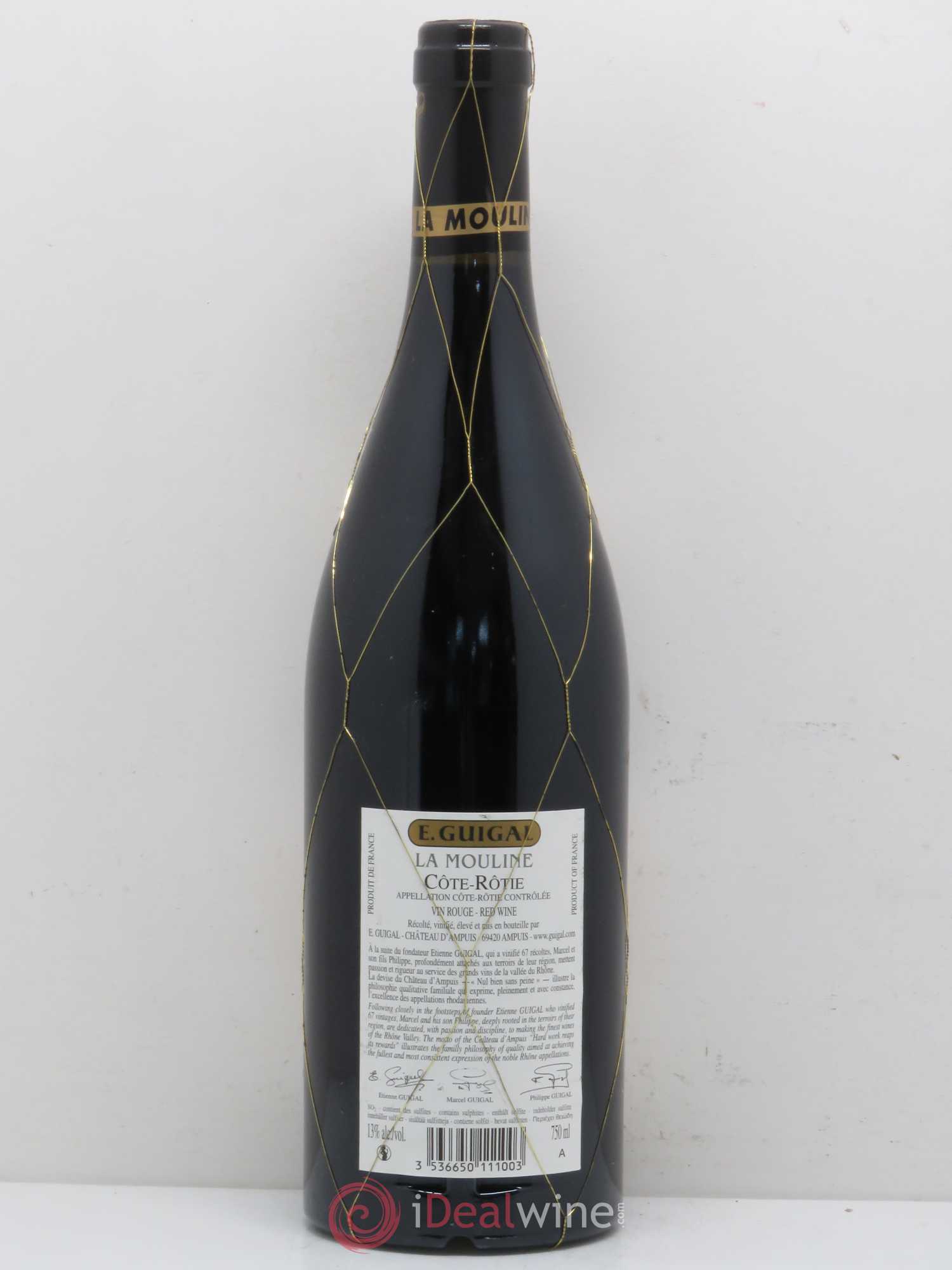 Côte-Rôtie La Mouline Guigal 2011 - Lot de 1 bouteille - 1