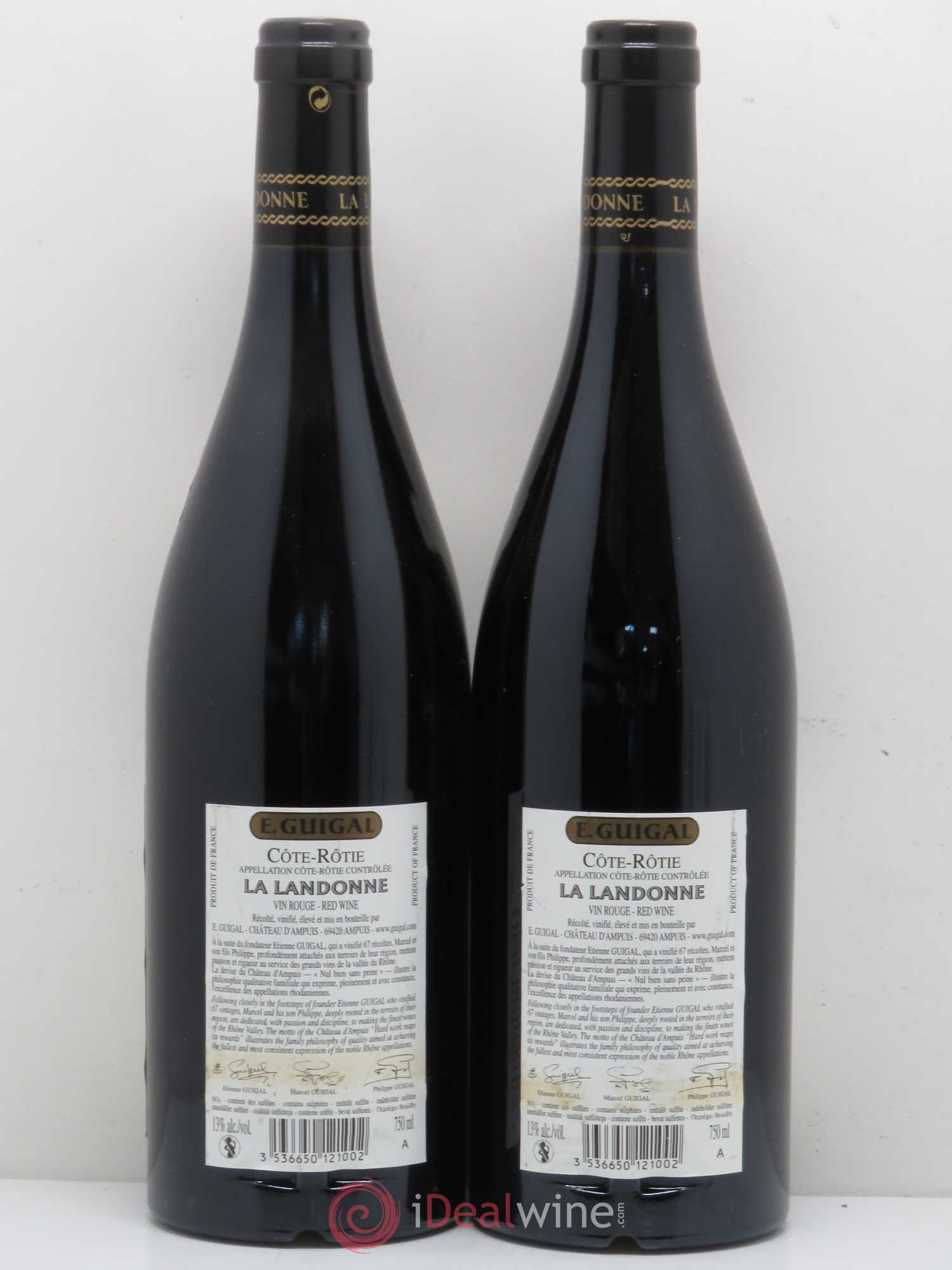 Côte-Rôtie La Landonne Guigal 2010 - Lot de 2 bouteilles - 1