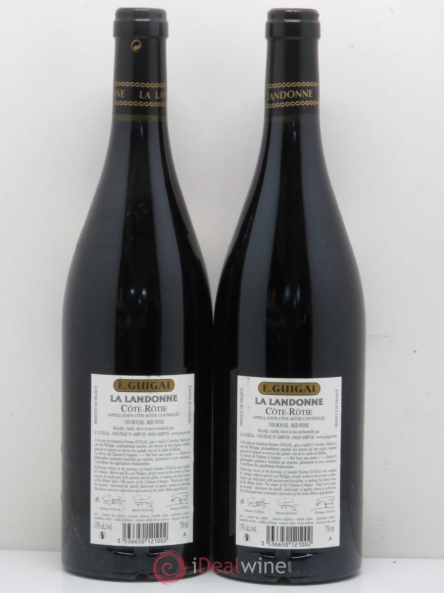 Côte-Rôtie La Landonne Guigal 2011 - Lot de 2 bouteilles - 1