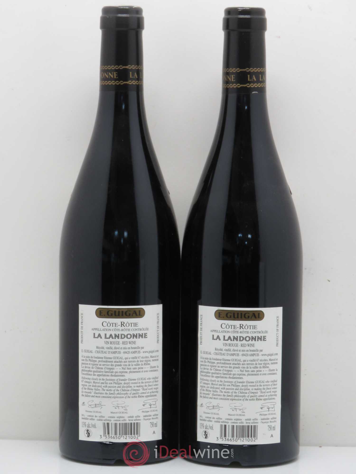 Côte-Rôtie La Landonne Guigal 2009 - Lot de 2 bouteilles - 1