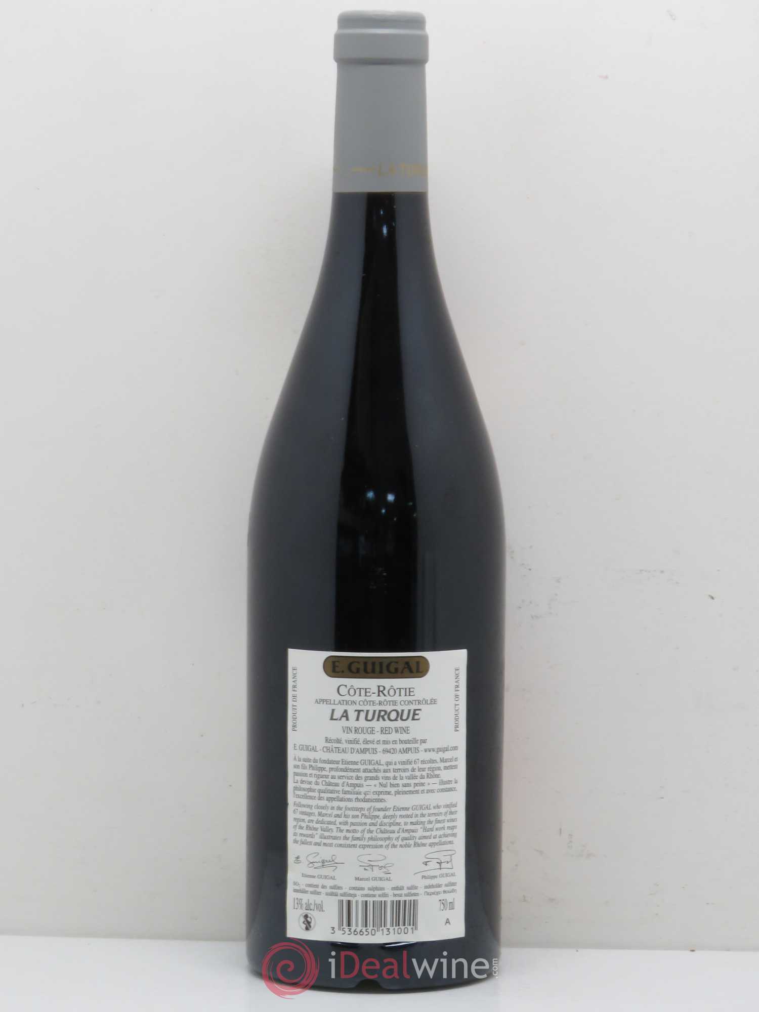 Côte-Rôtie La Turque Guigal 2008 - Lot de 1 bouteille - 1
