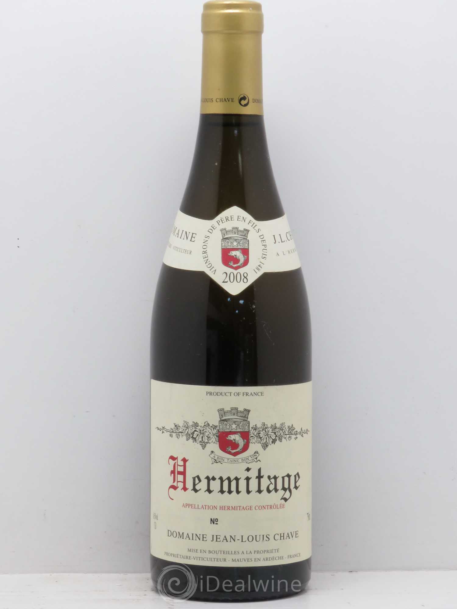 Hermitage Jean-Louis Chave 2008 - Lot de 1 bouteille - 0