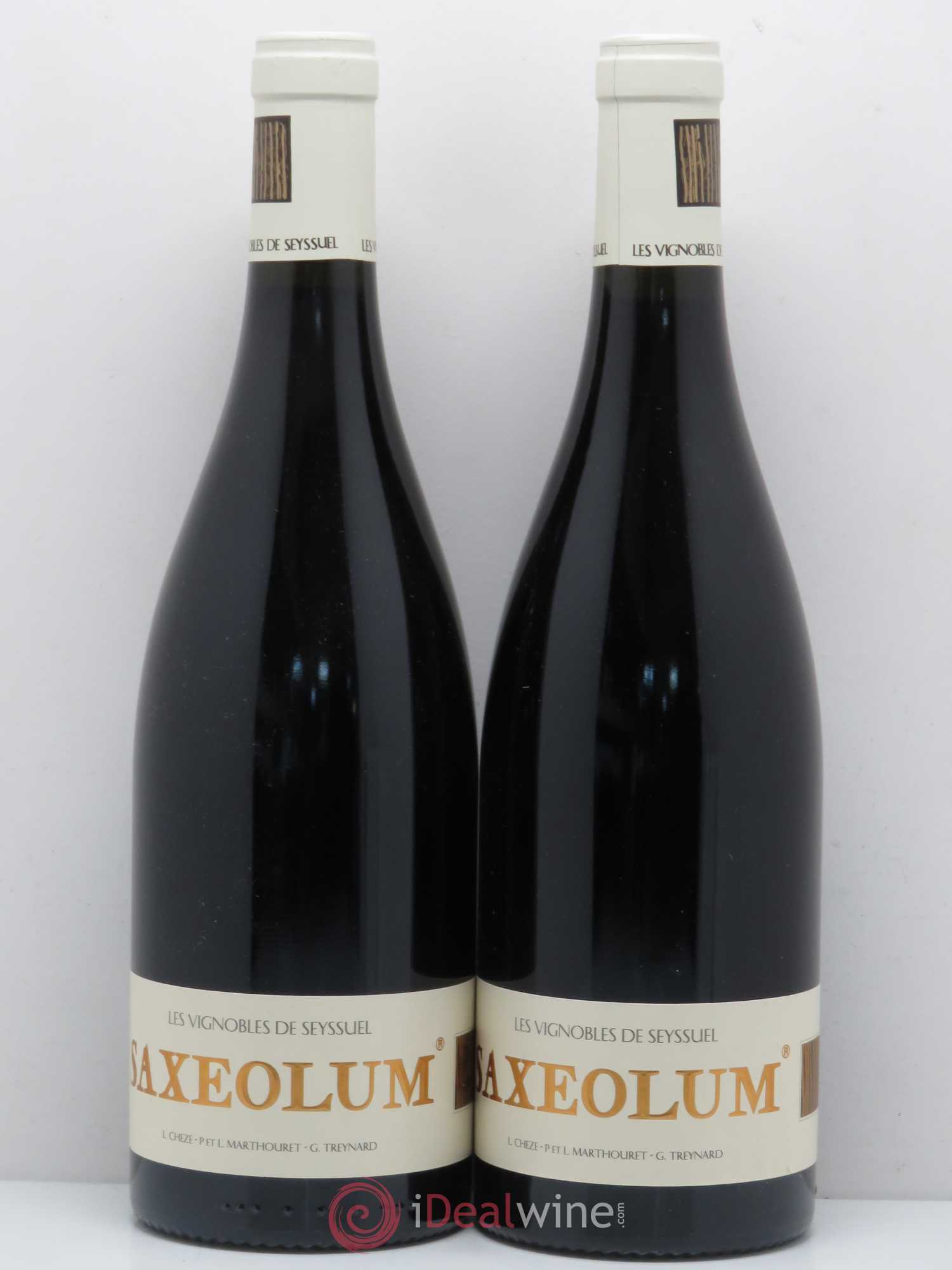 Côtes-du-Rhône Saxeolum Les Vignobles de Seyssuel Louis Cheze 2013 - Posten von 4 Flaschen - 3