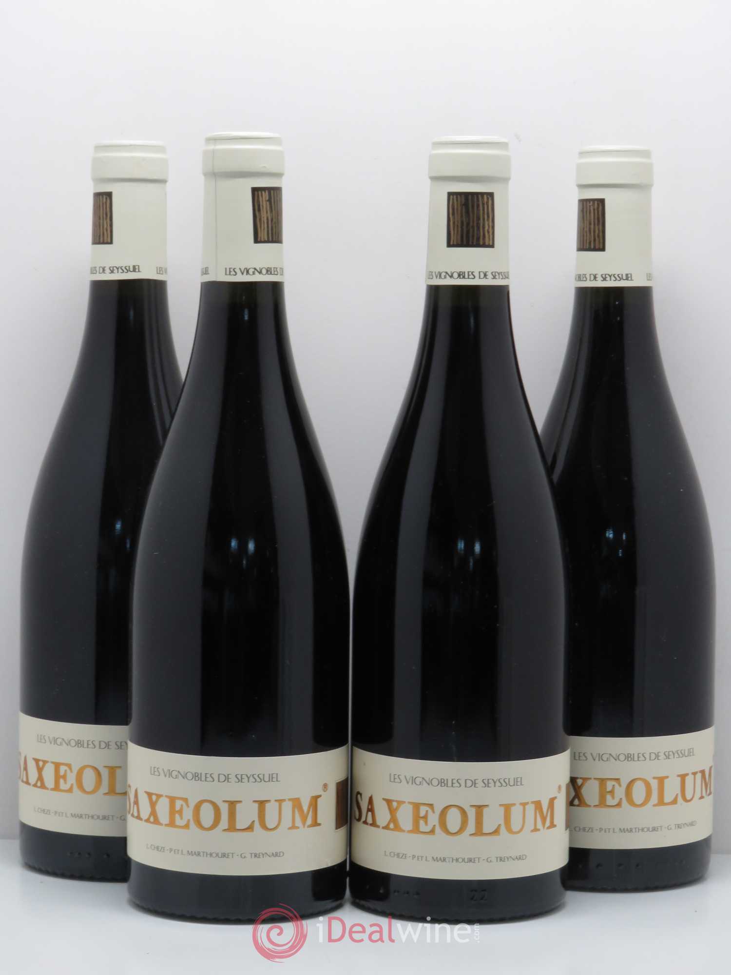 Côtes-du-Rhône Saxeolum Les Vignobles de Seyssuel Louis Cheze 2013 - Posten von 4 Flaschen - 0