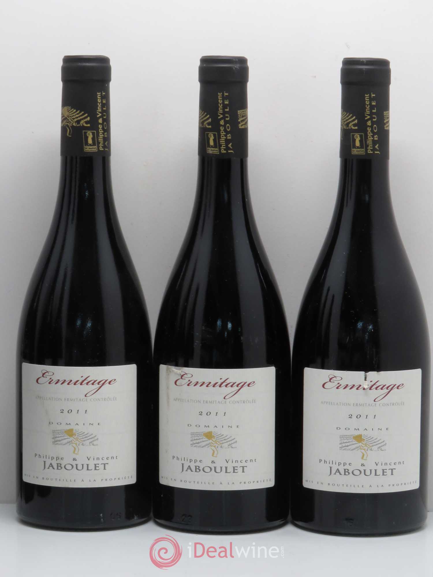 Hermitage Domaine Philippe et Vincent Jaboulet 2011 - Posten von 6 Flaschen - 1