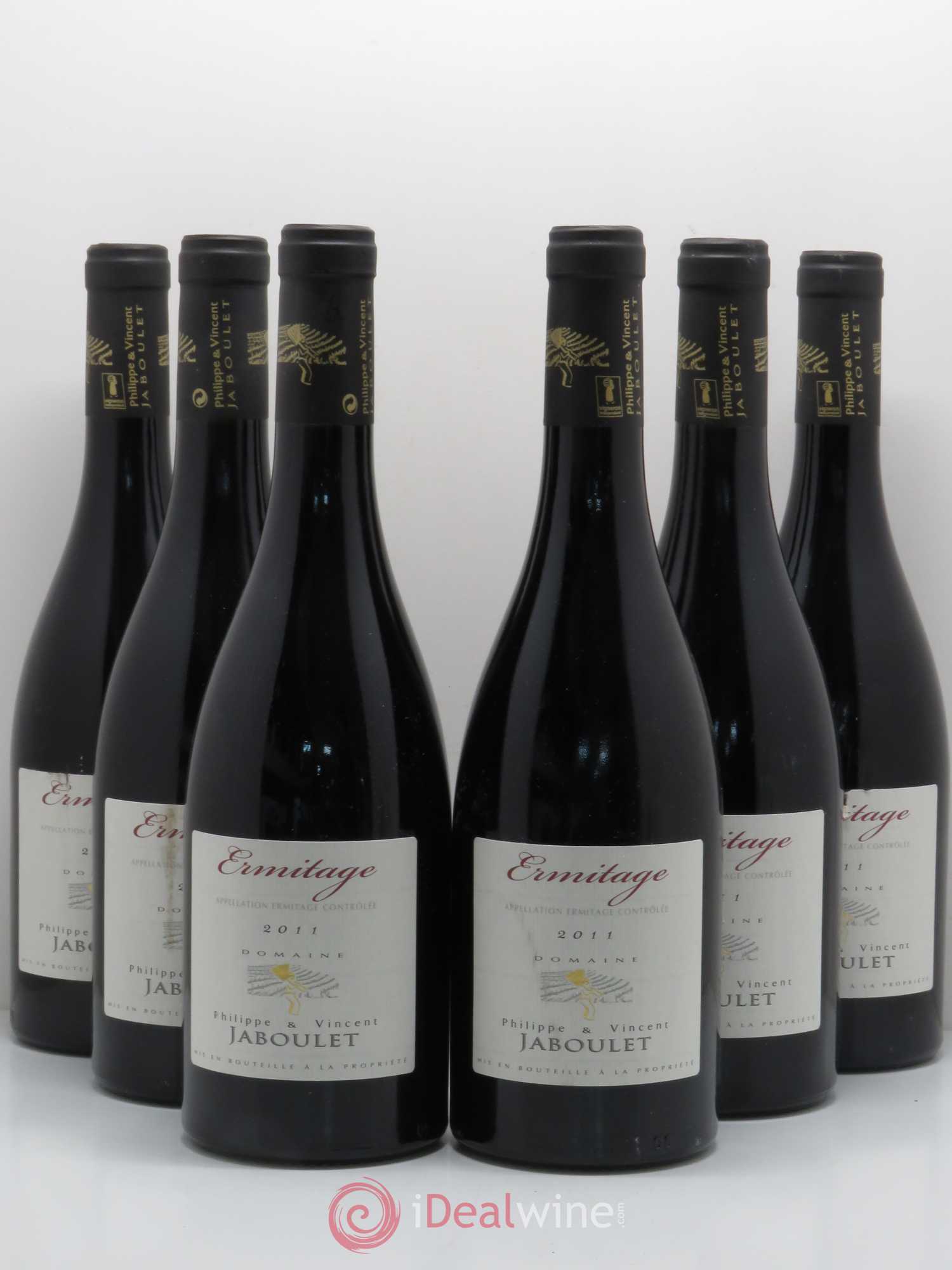 Hermitage Domaine Philippe et Vincent Jaboulet 2011 - Posten von 6 Flaschen - 0