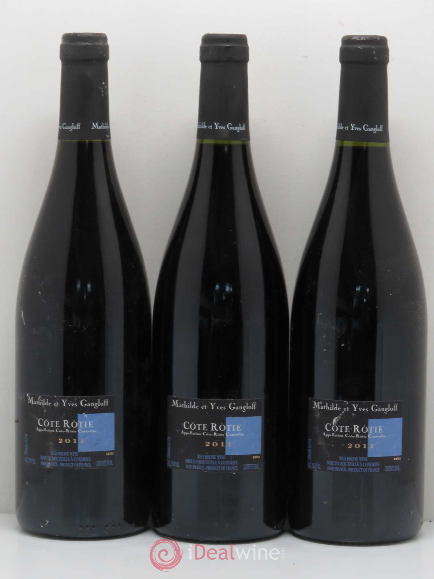 Côte-Rôtie La Barbarine Gangloff (Domaine) 2011 - Lot de 3 bouteilles - 1