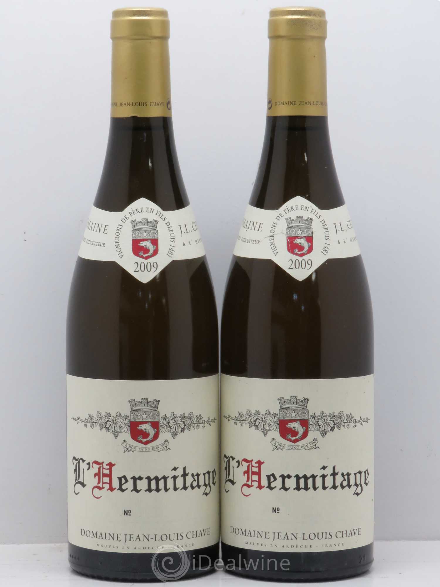 Hermitage Jean-Louis Chave 2009 - Lot de 2 bouteilles - 0