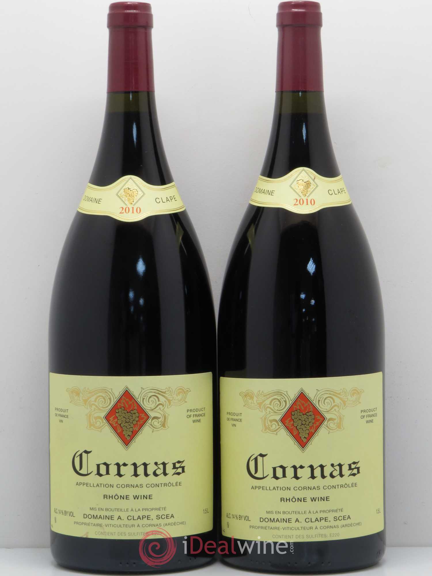Cornas Auguste Clape 2010 - Posten von 2 Magnum - 0