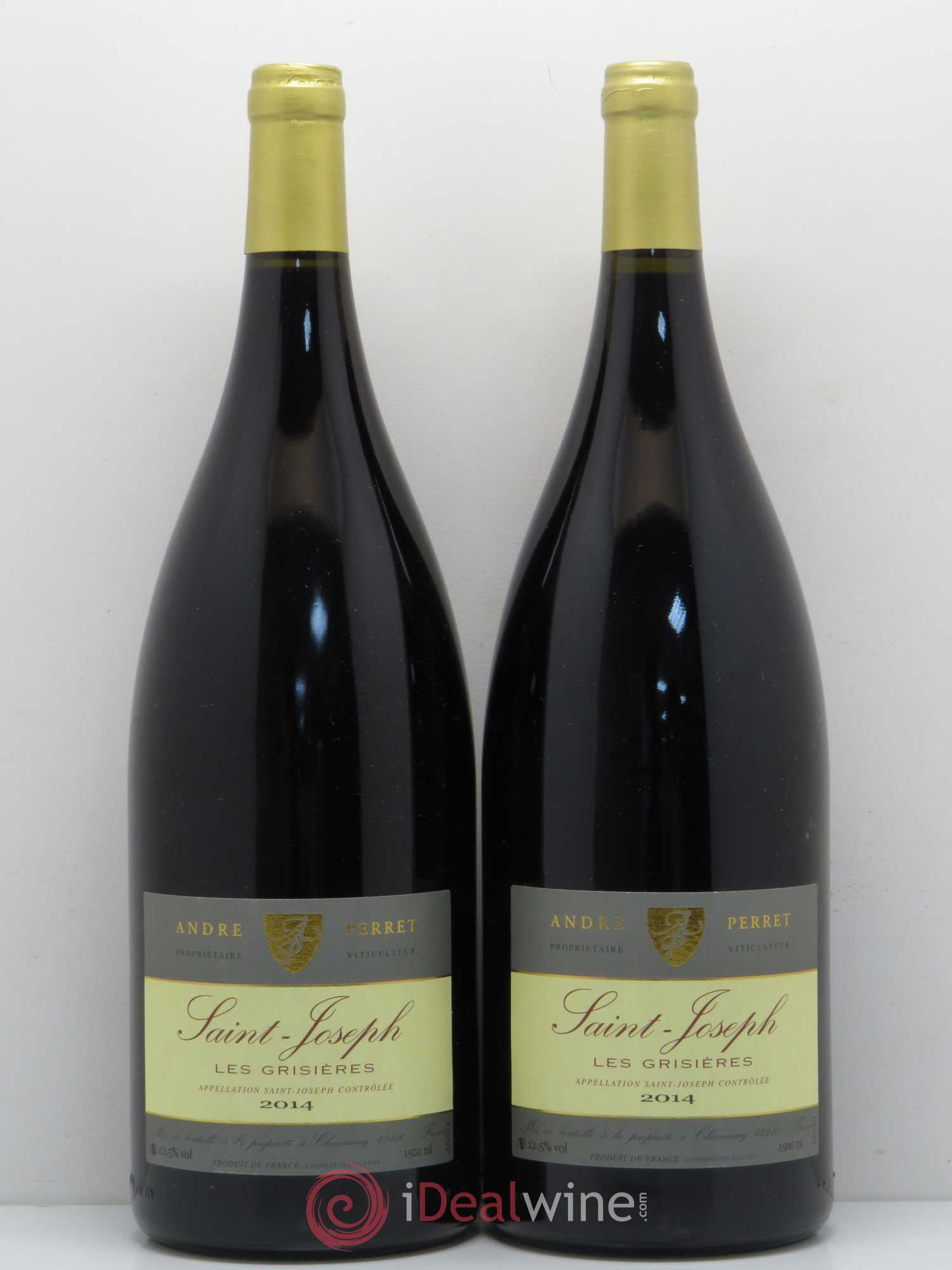Saint-Joseph Les Grisieres André Perret 2014 - Posten von 2 Magnum - 0