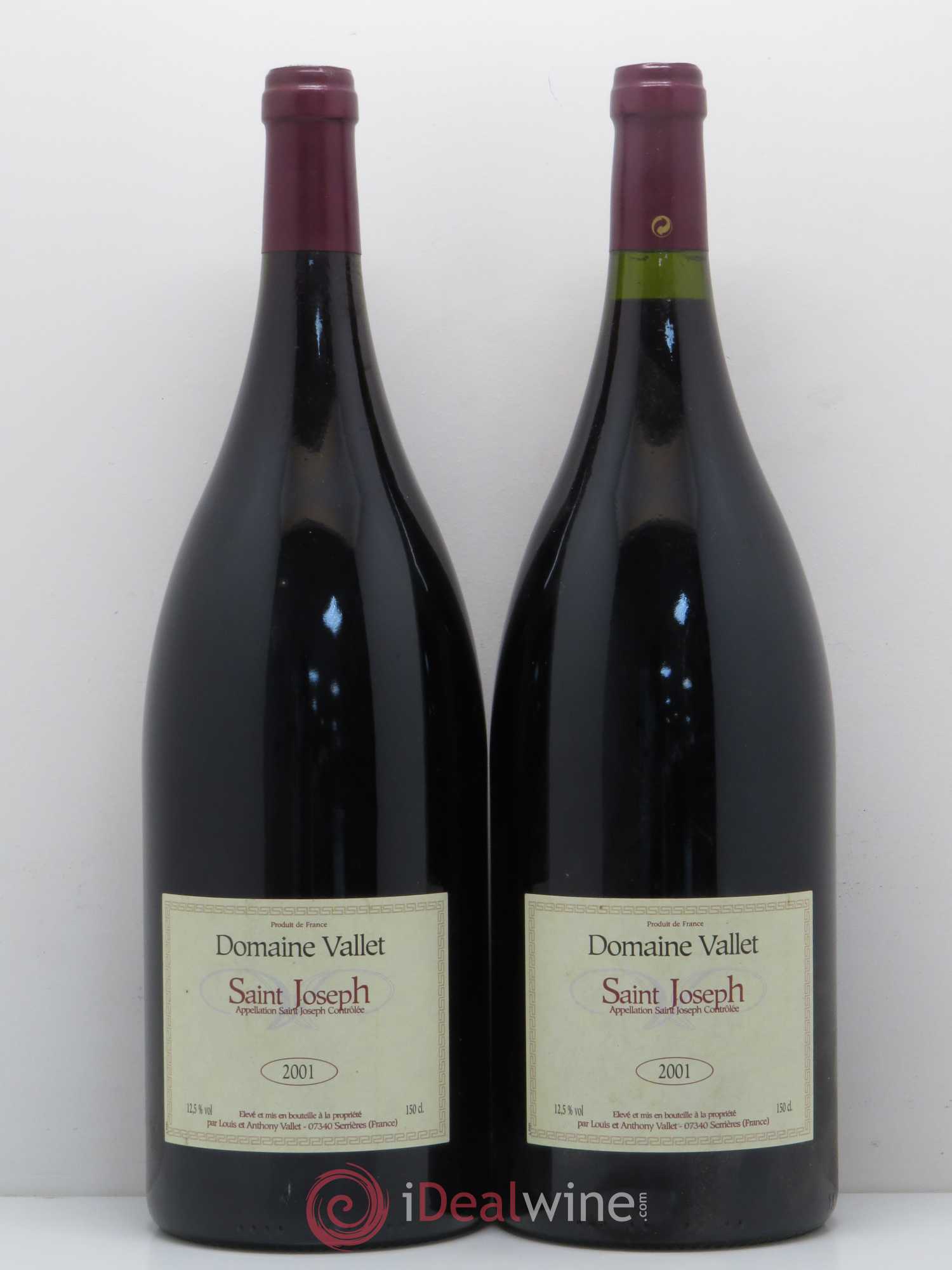 Saint-Joseph Domaine Vallet 2001 - Lot de 2 magnums - 0