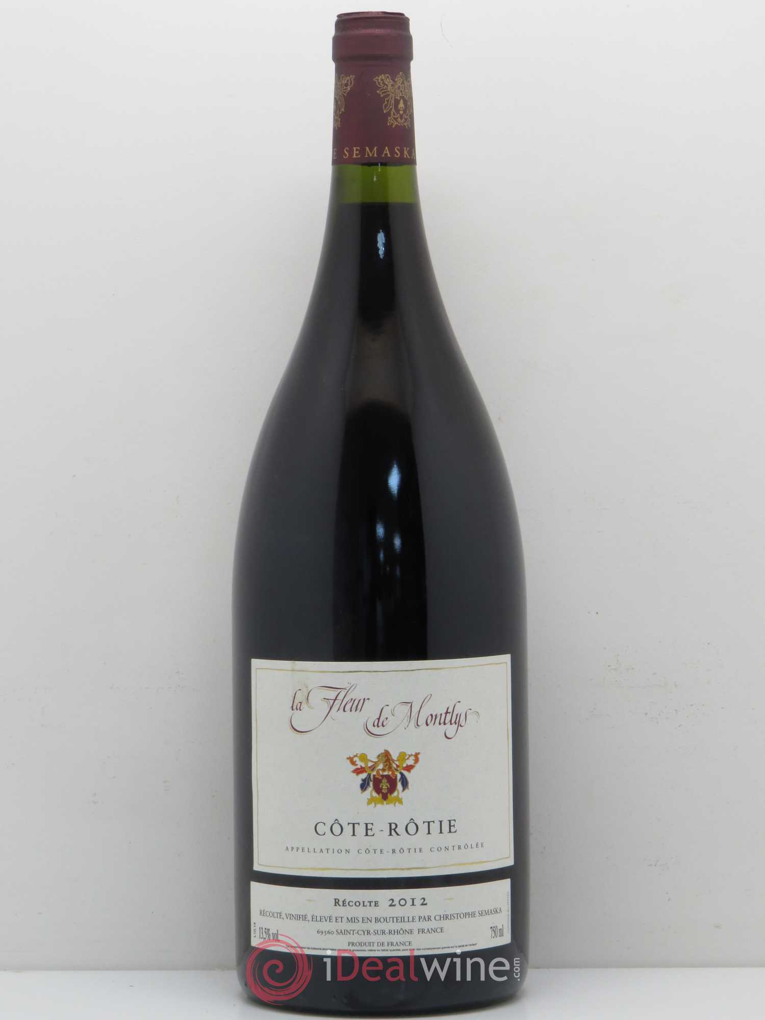 Côte-Rôtie Fleur de Montlys Christophe Semaska Château de Montlys 2012 - Posten von 1 Magnum - 0