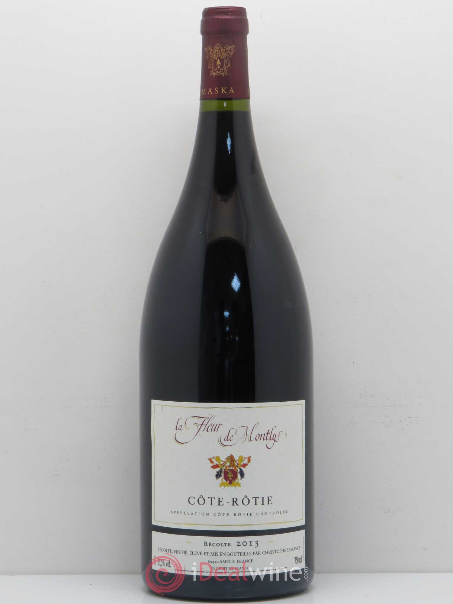 Côte-Rôtie Fleur de Montlys Christophe Semaska Château de Montlys 2013 - Posten von 1 Magnum - 0