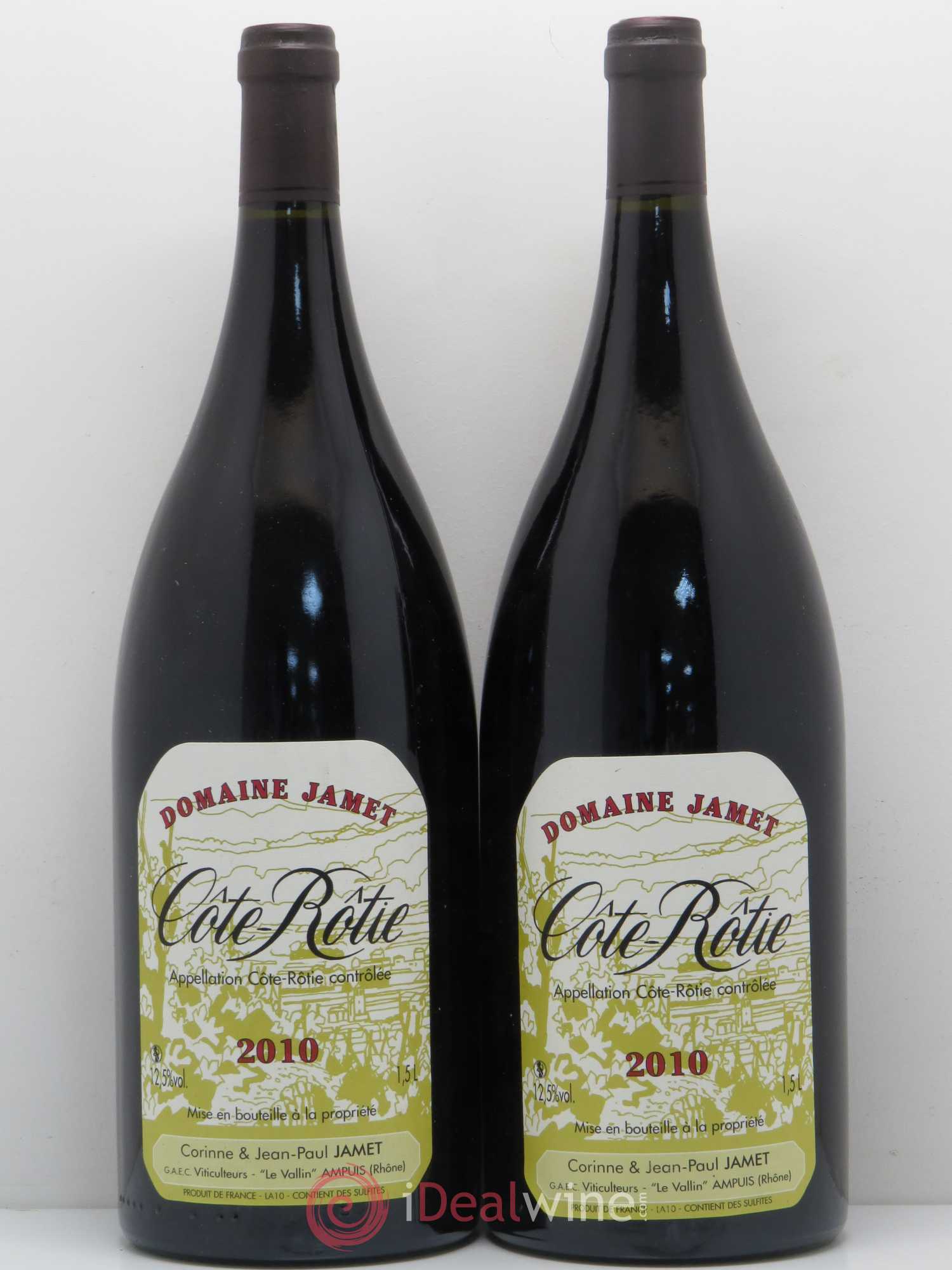 Côte-Rôtie Jamet (Domaine) 2010 - Lot de 2 magnums - 0