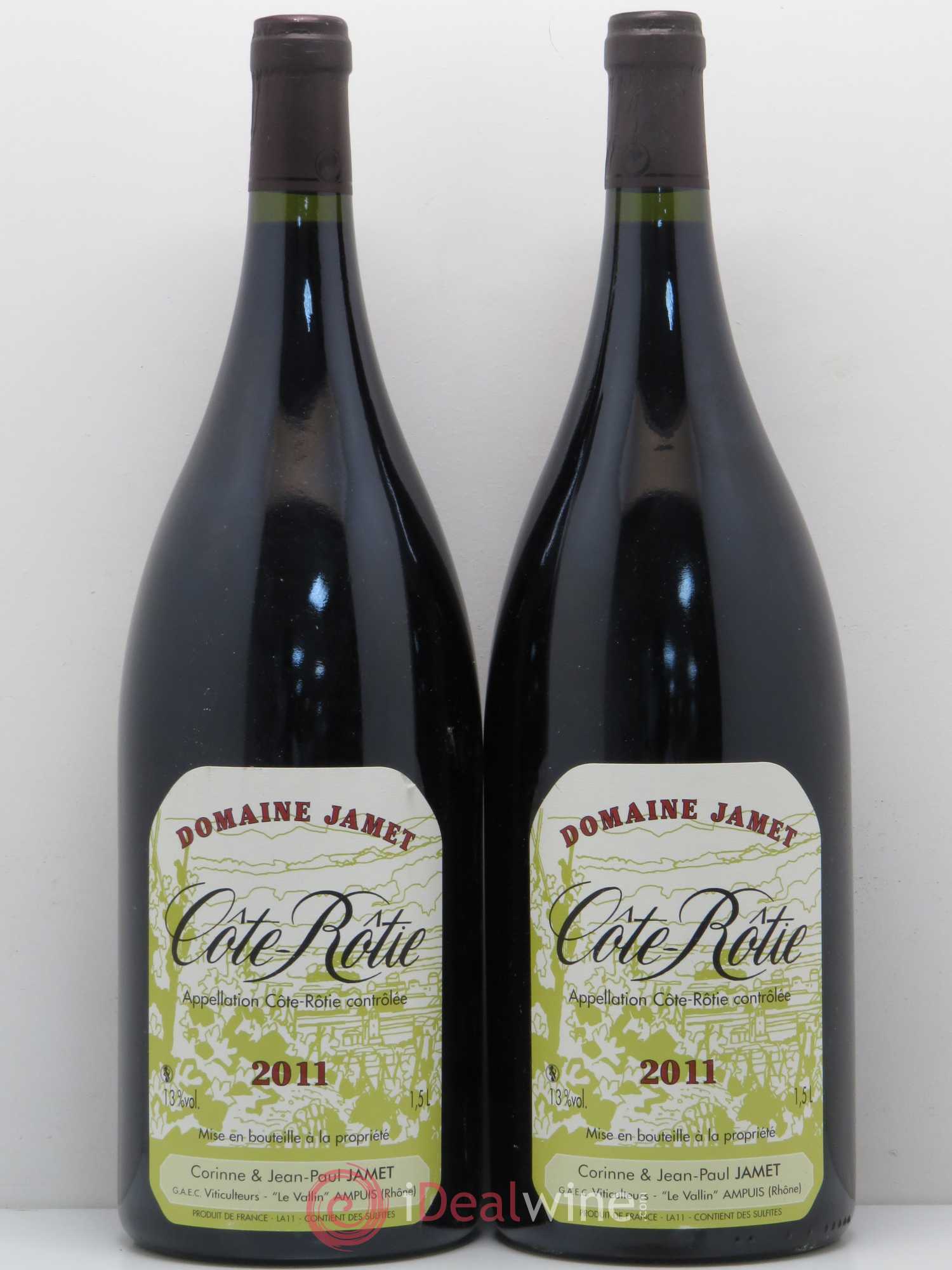 Côte-Rôtie Jamet (Domaine) 2011 - Lot de 2 magnums - 0