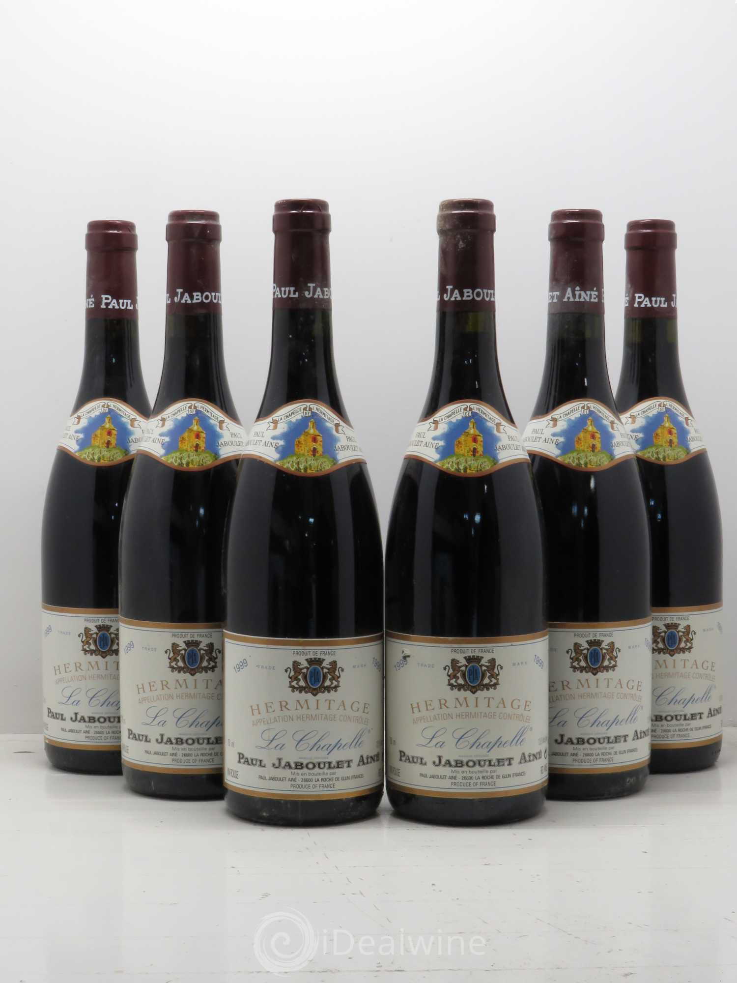Hermitage La Chapelle Paul Jaboulet Ainé 1999 - Lot de 6 bouteilles - 0