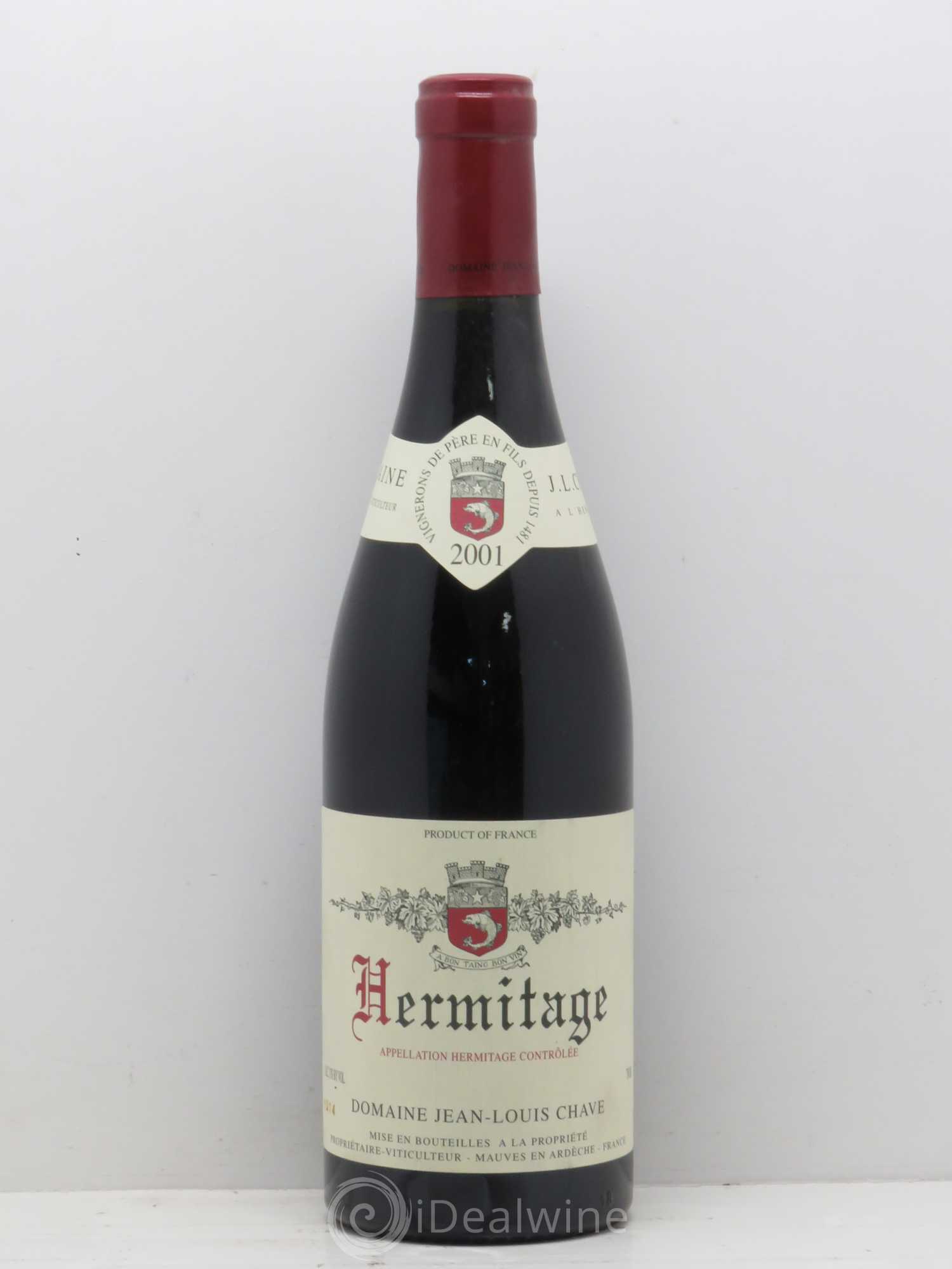 Hermitage Jean-Louis Chave 2001 - Lot de 1 bouteille - 0