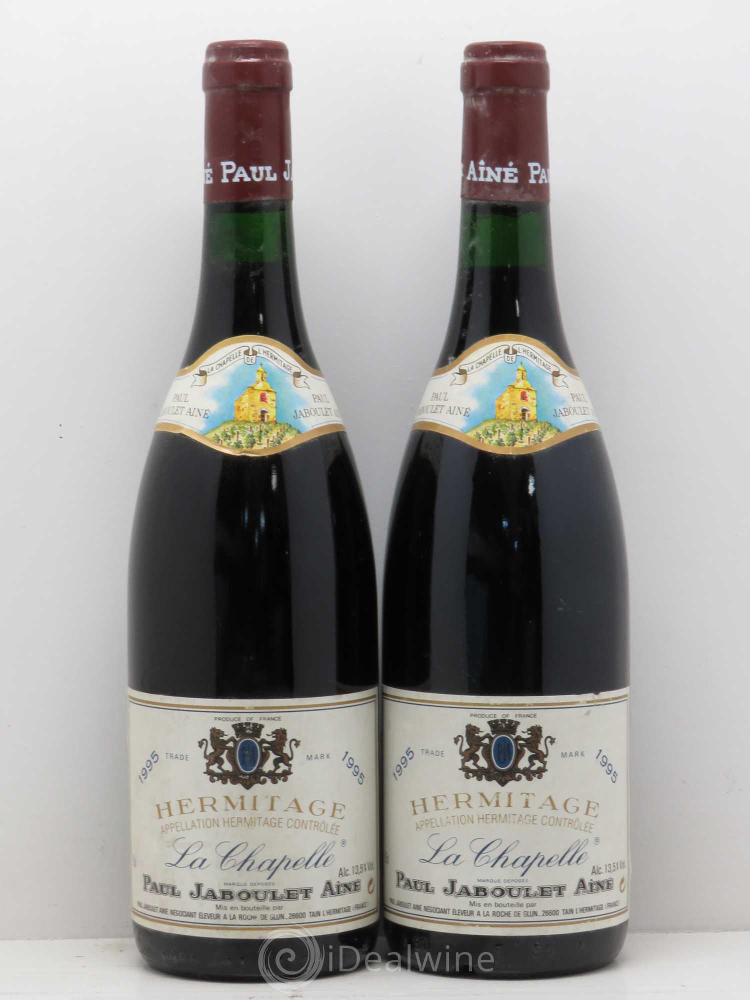 Hermitage La Chapelle Paul Jaboulet Ainé 1995 - Lot de 2 bouteilles - 0