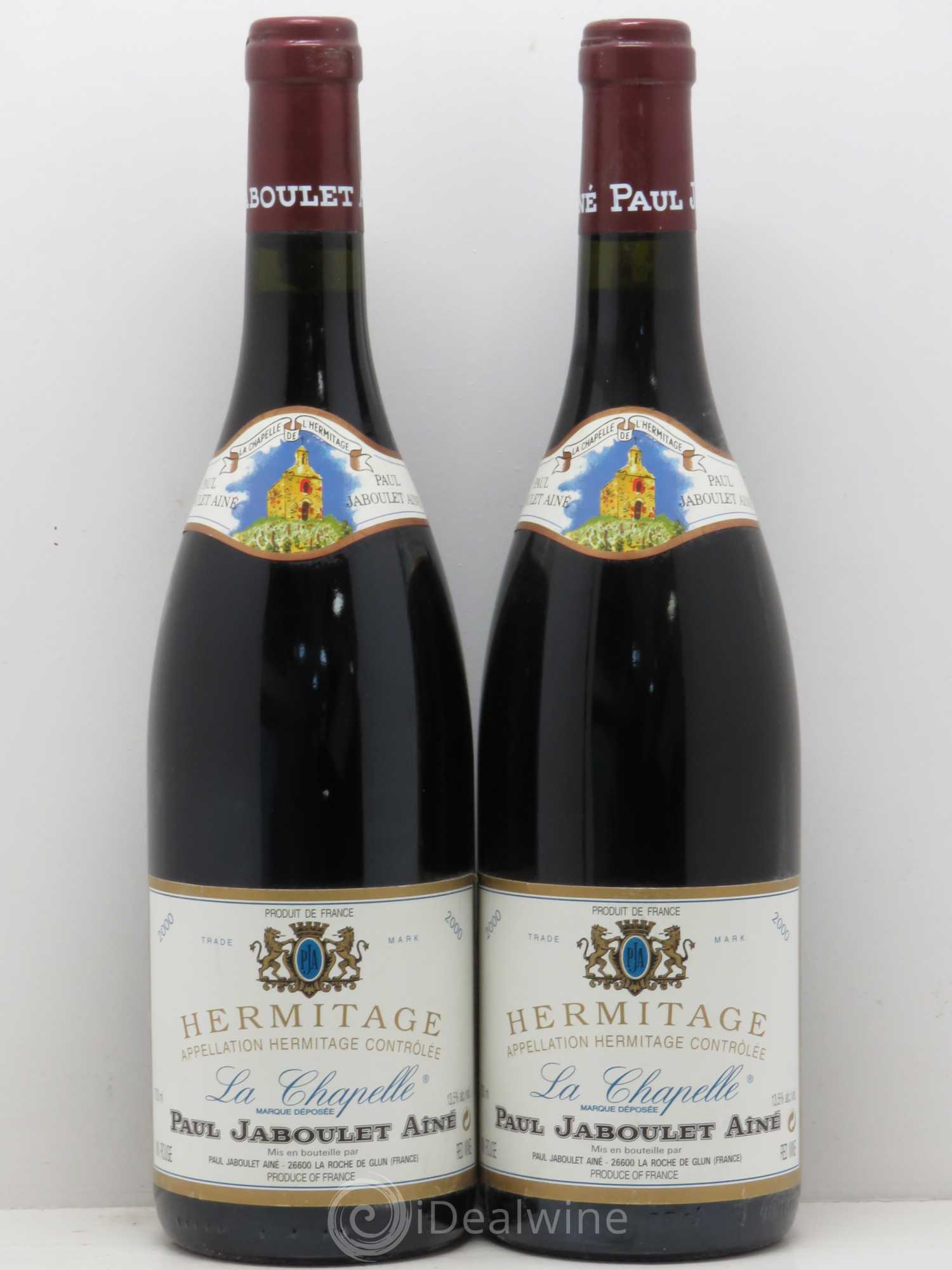 Hermitage La Chapelle Paul Jaboulet Ainé 2000 - Lot de 2 bouteilles - 0