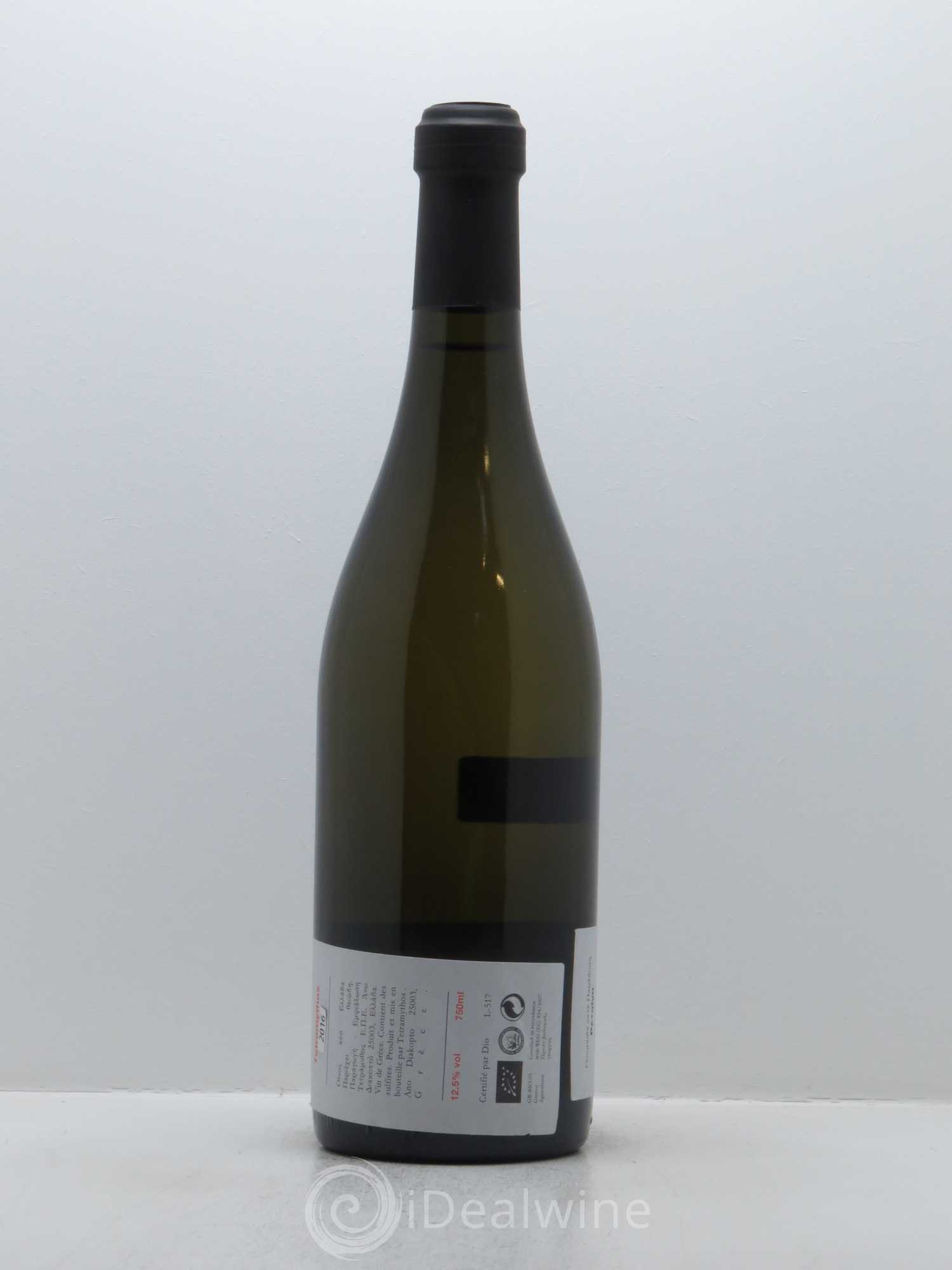 IGP Peloponèse Tetramythos Retsina Amphore Nature 2016 - Lot de 1 bouteille - 1