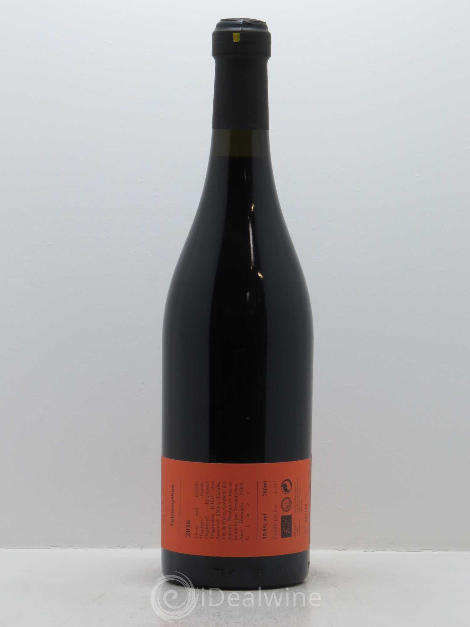 IGP Peloponèse Tetramythos L'Agiorgitiko Nature 2016 - Lot de 1 bouteille - 1