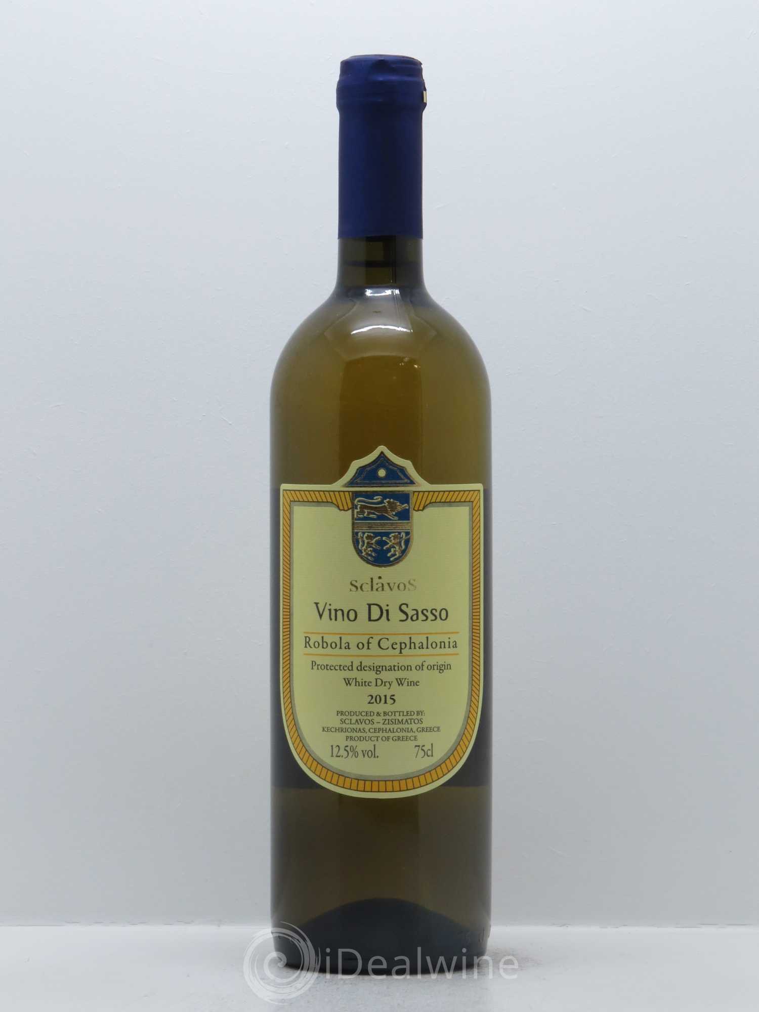 Robola de Céphalonie Sclavus Vini di Sasso 2015 - Lot de 1 bouteille - 0
