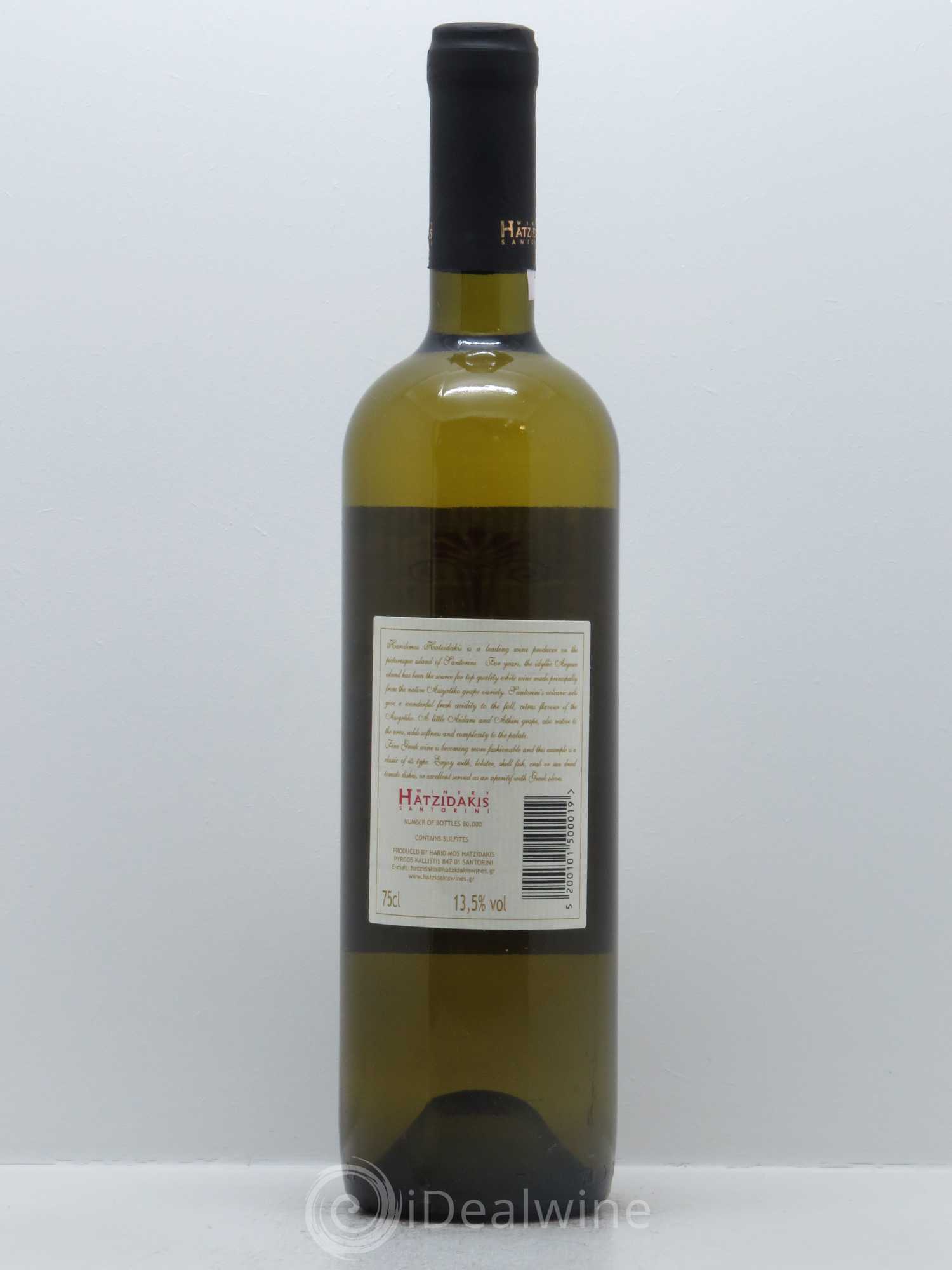 Santorini Hatzidakis Assyrtiko 2016 - Lot de 1 bouteille - 1