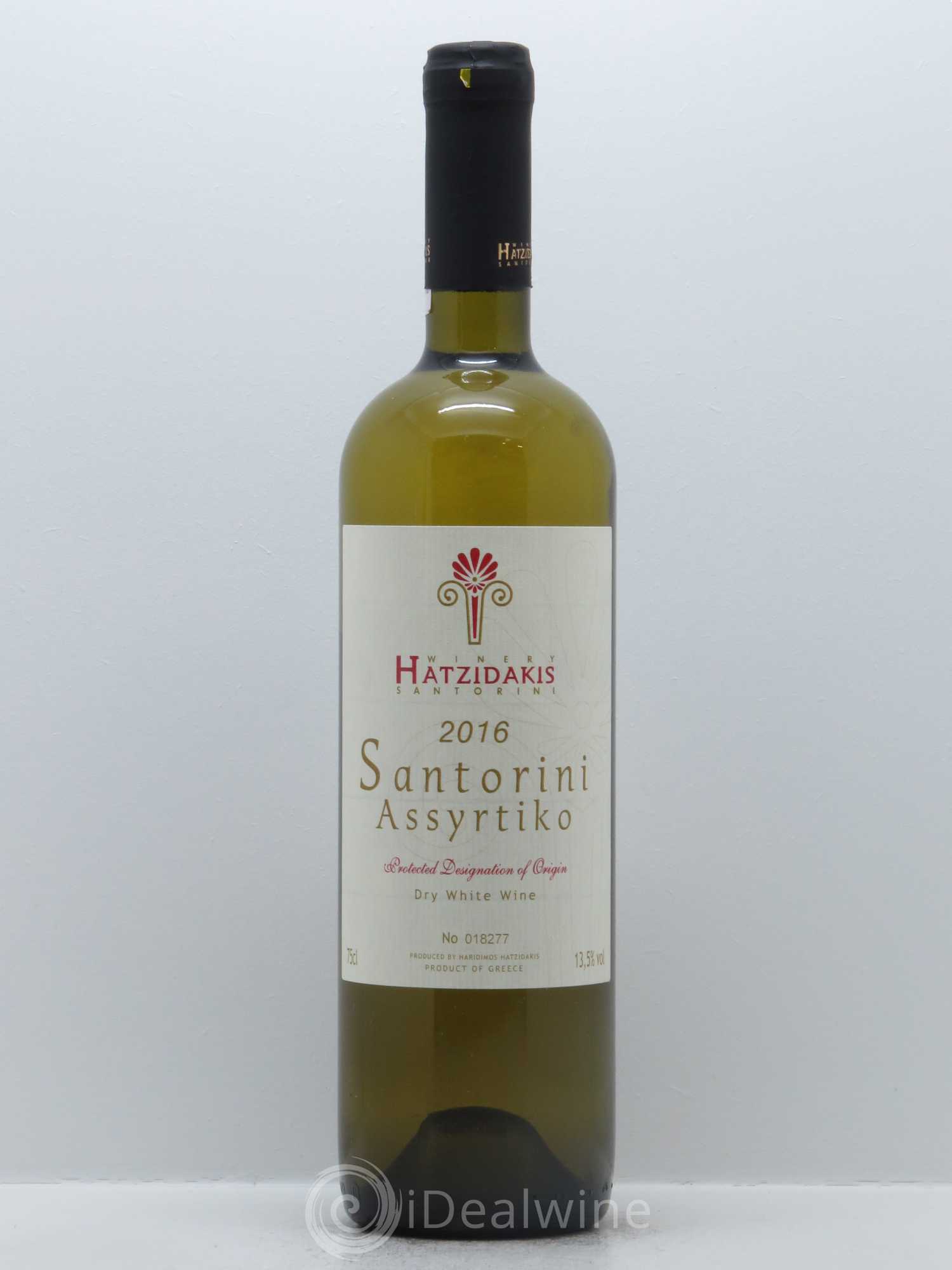 Santorini Hatzidakis Assyrtiko 2016 - Lot de 1 bouteille - 0