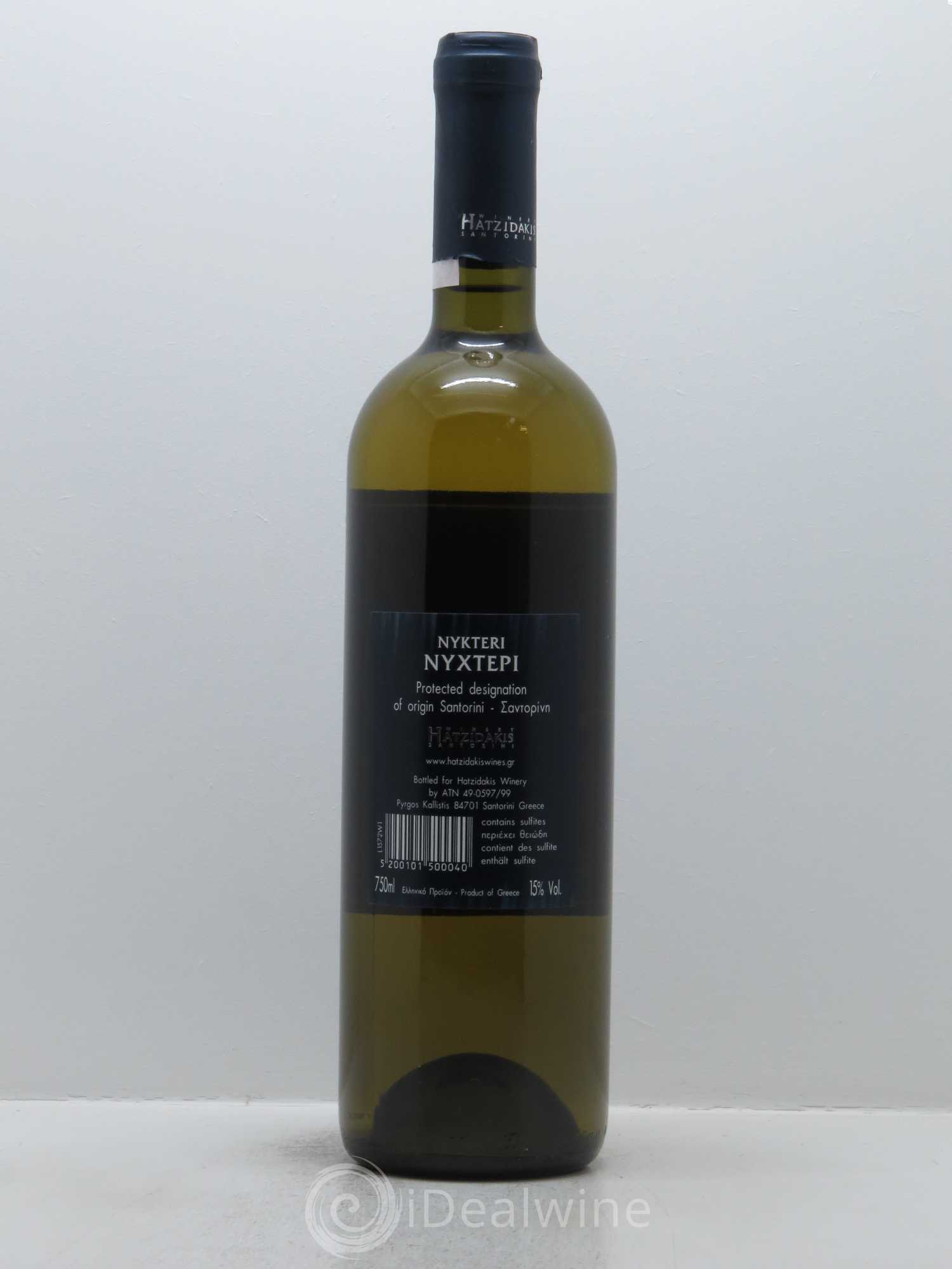 Santorini Hatzidakis Nykteri 2015 - Lot de 1 bouteille - 1