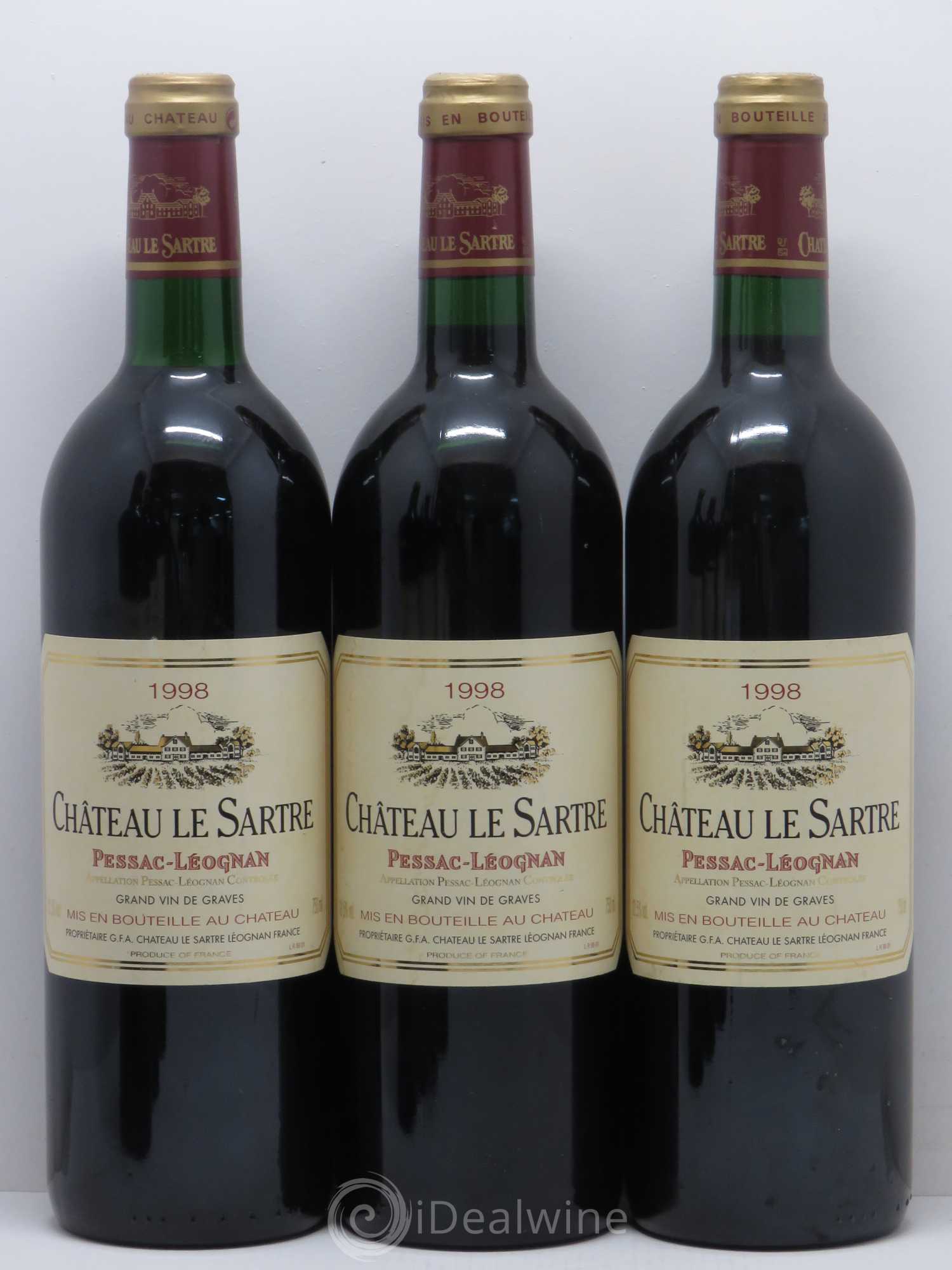 Château le Sartre 1998 - Lot de 6 bouteilles - 1