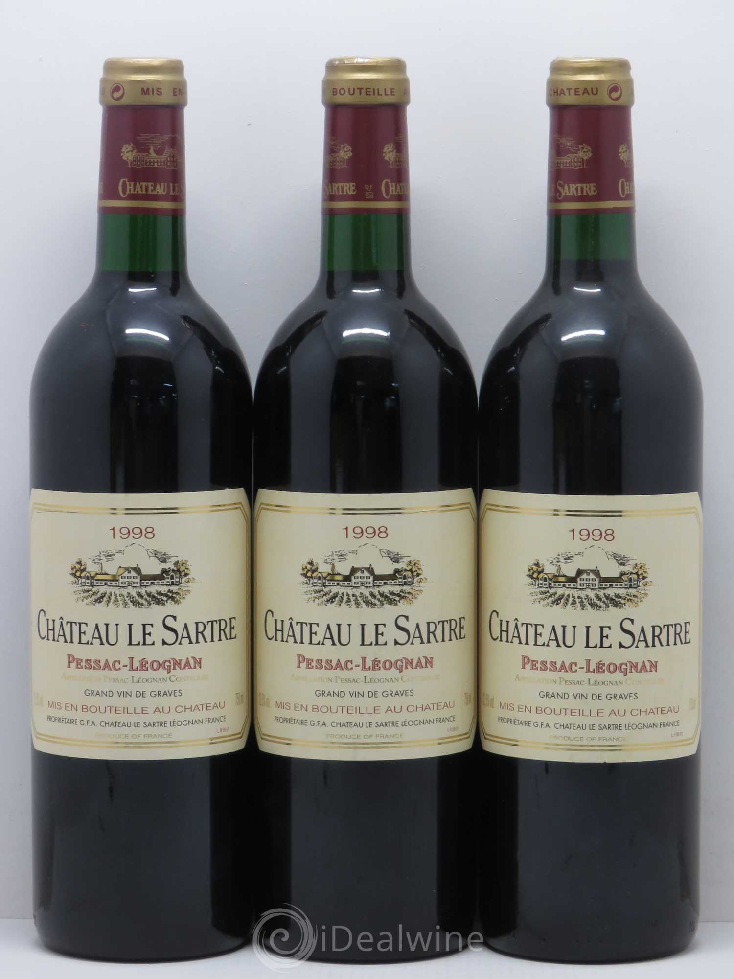 Château le Sartre 1998 - Lot de 6 bouteilles - 2