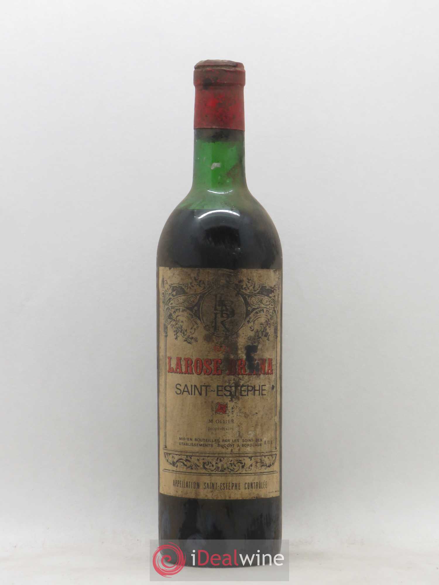 Saint-Estèphe Chateau La Rose Brana (sans prix de réserve) 1972 - Posten von 1 Flasche - 0