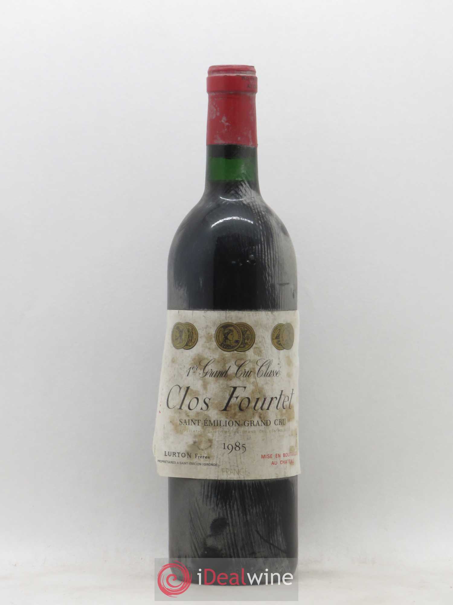 Clos Fourtet 1er Grand Cru Classé B 1985 - Lot de 1 bouteille - 0