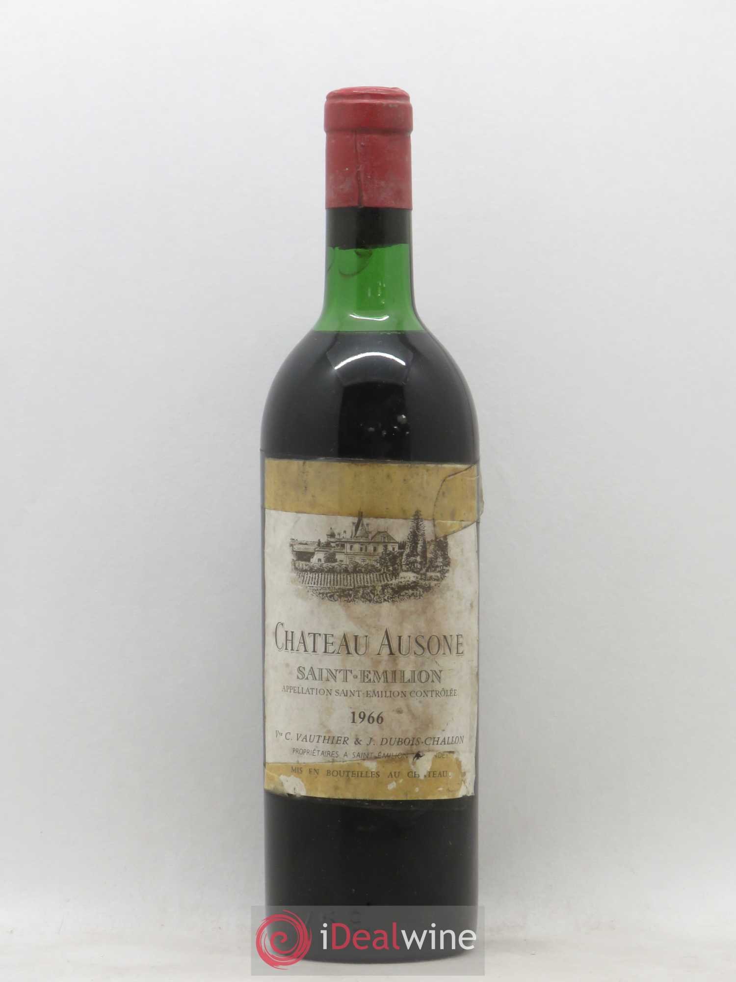 Château Ausone 1er Grand Cru Classé A 1966 - Lot de 1 bouteille - 0