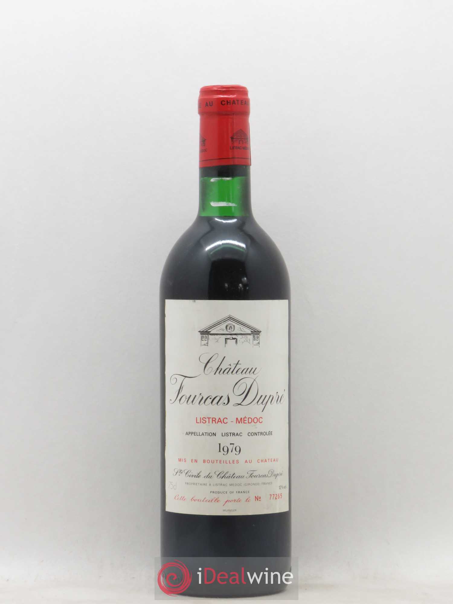 Château Fourcas Dupré 1979 - Lot de 1 bouteille - 0
