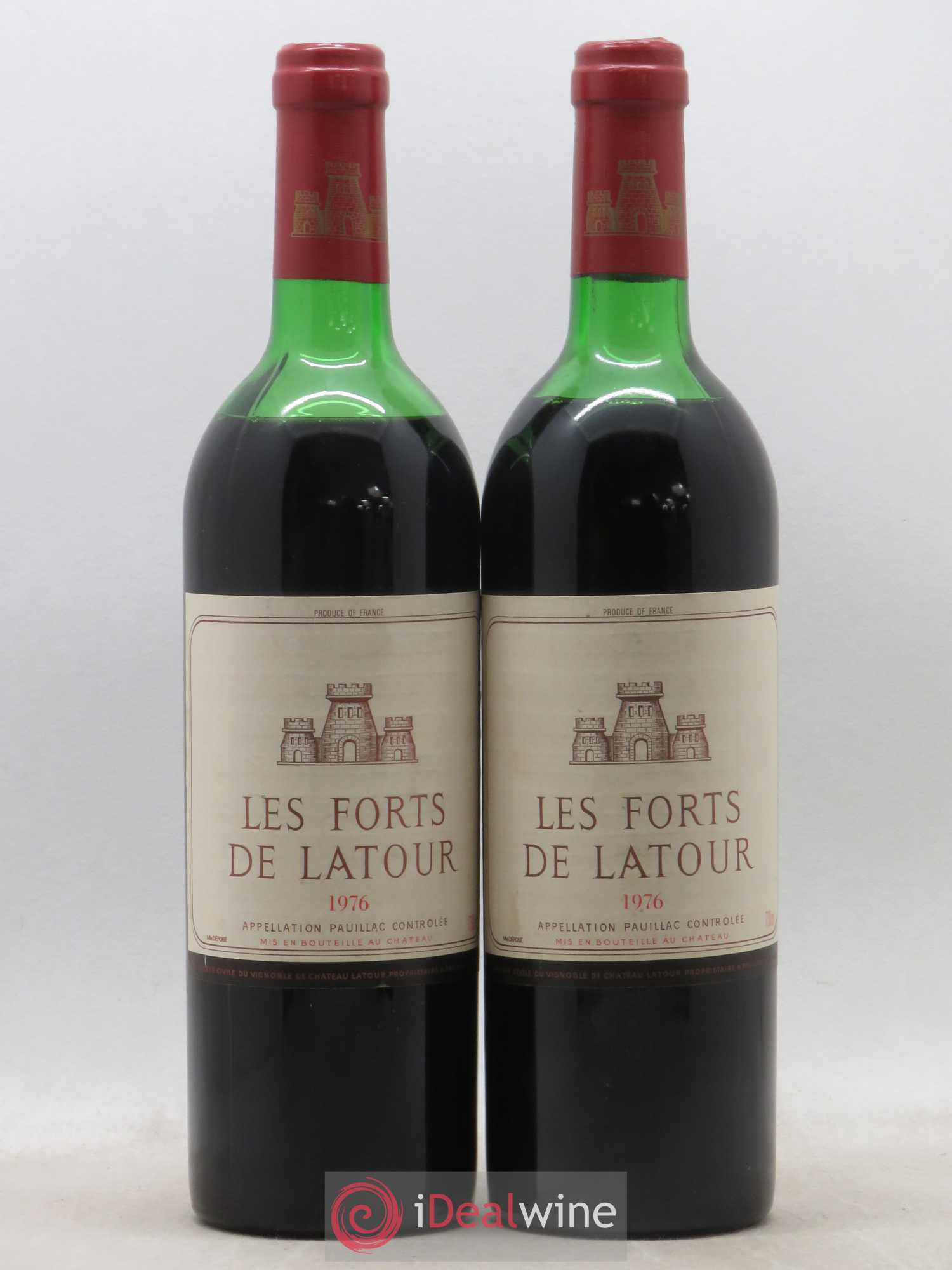 Les Forts de Latour Second Vin 1976 - Lot de 2 bouteilles - 0