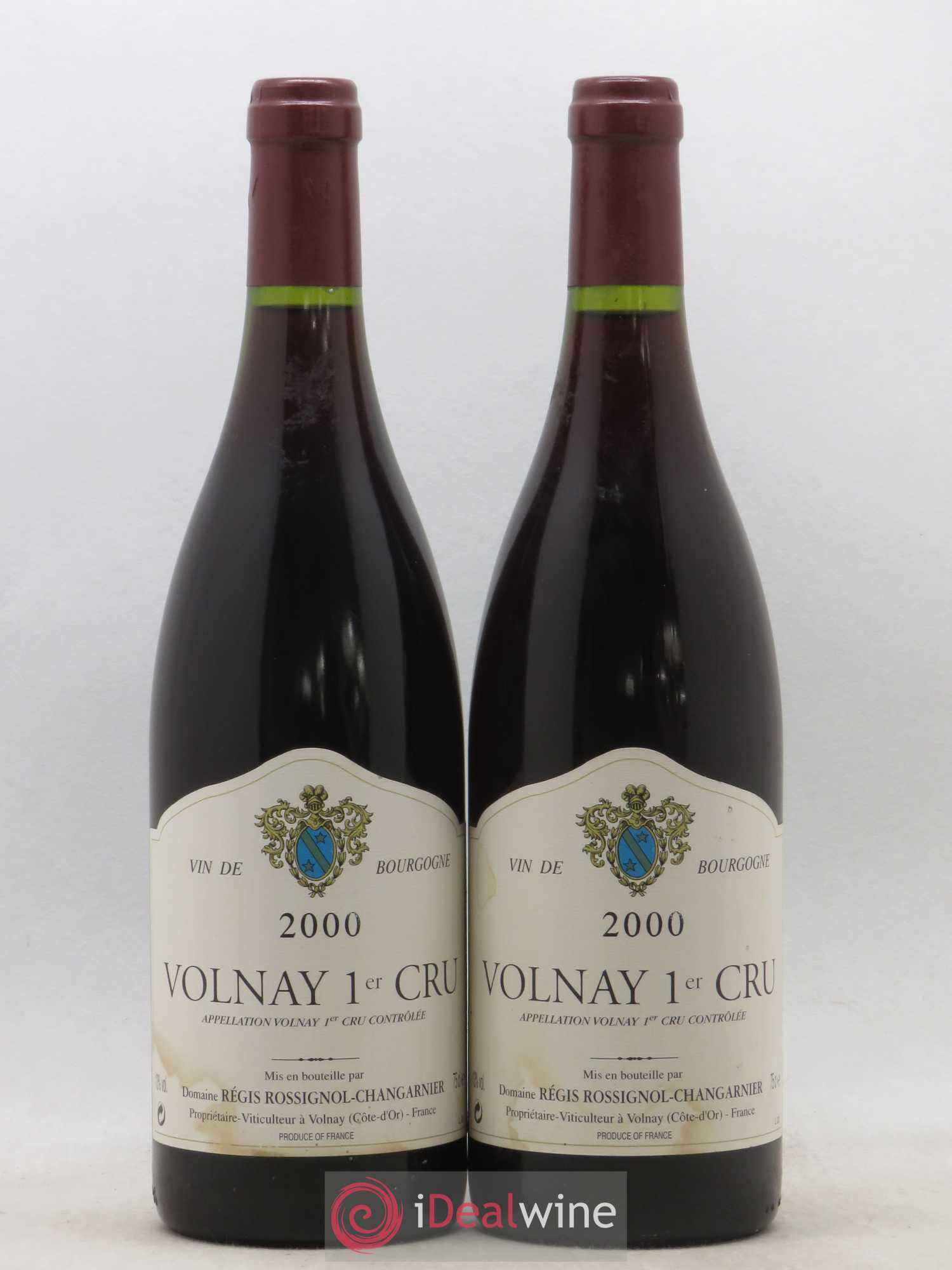 Volnay 1er Cru Regis Rossignol-Changarnier 2000 - Lot de 2 bouteilles - 0