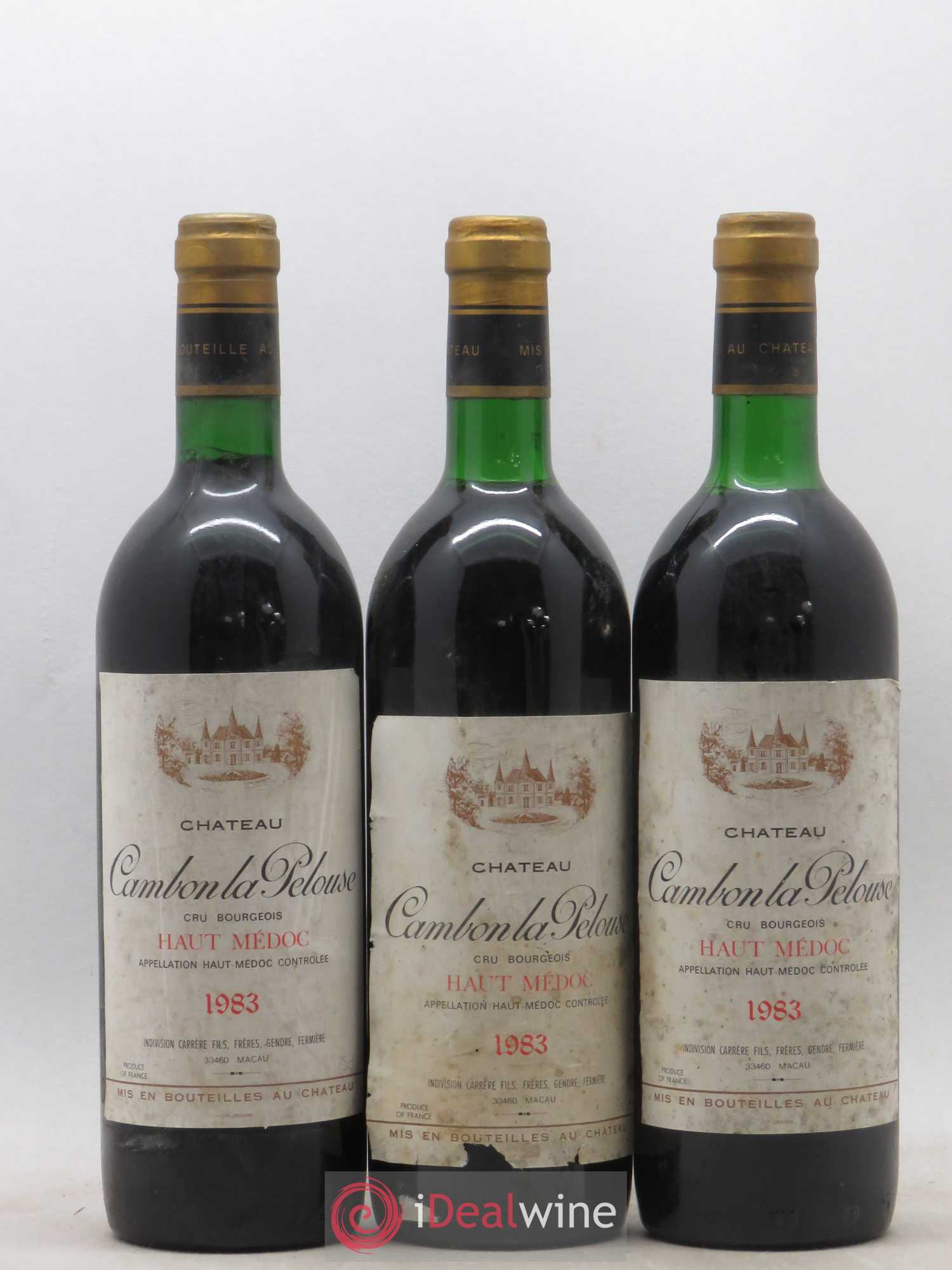 Château Cambon la Pelouse Cru Bourgeois 1983 - Lot de 6 bouteilles - 2