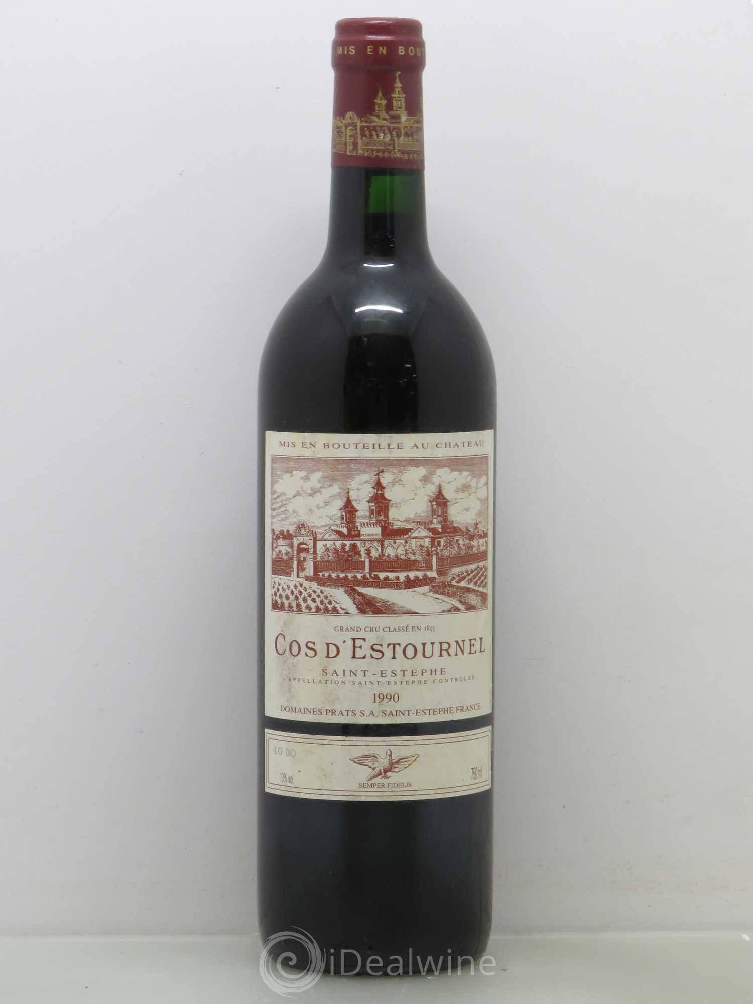 Cos d'Estournel 2ème Grand Cru Classé 1990 - Lot de 1 bouteille - 0