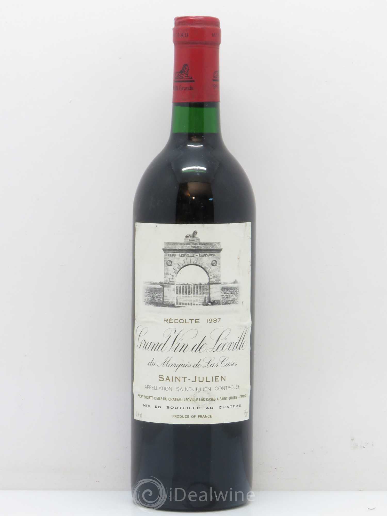 Château Léoville Las Cases 2ème Grand Cru Classé 1987 - Lot de 1 bouteille - 0